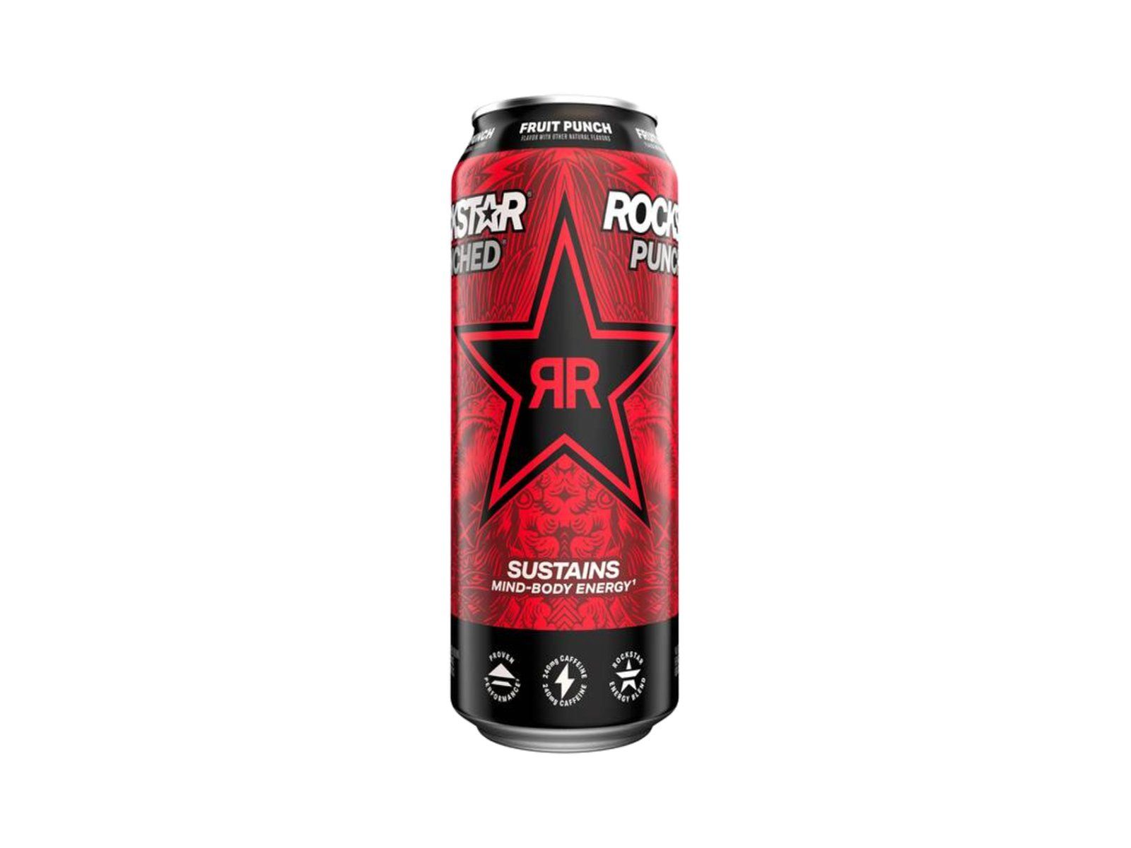 Rockstar Punched Fruit Punch - 16oz Can.