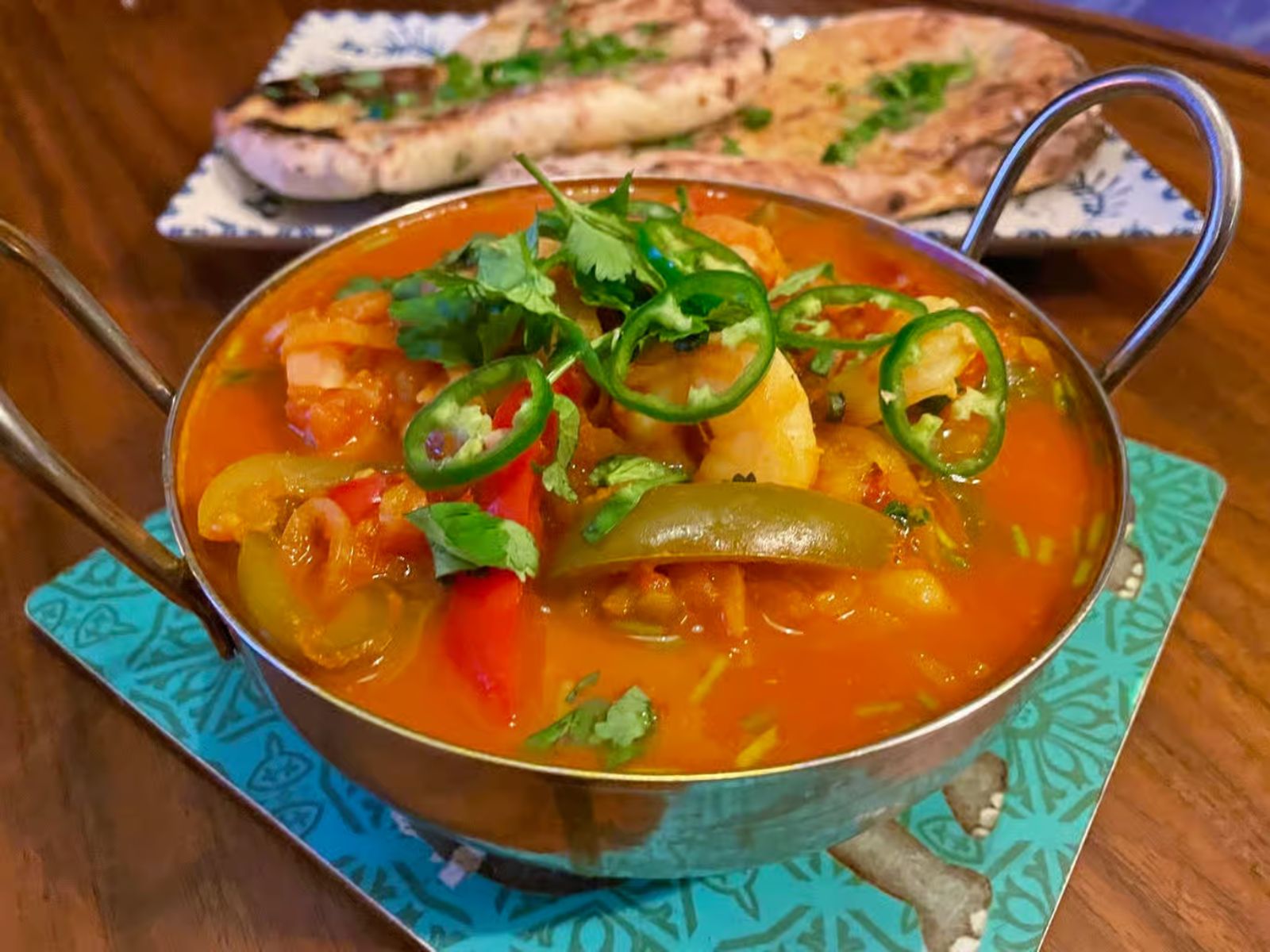 3. Shrimp Jalfrezel.