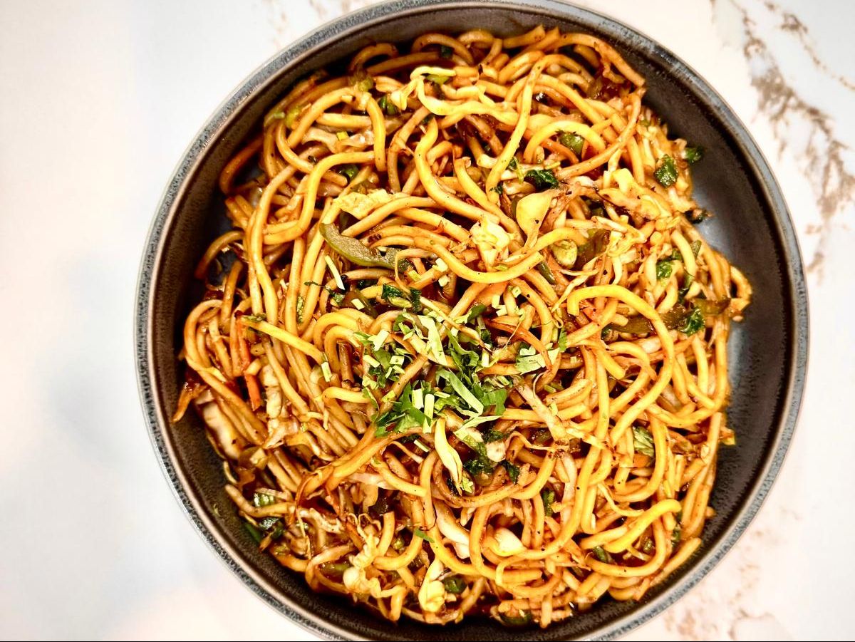 Chicken Hakka Noodles.