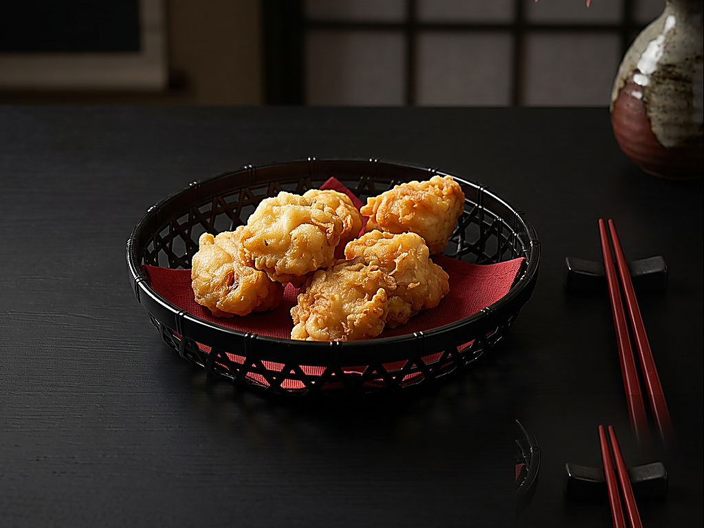 Scallop Tempura.
