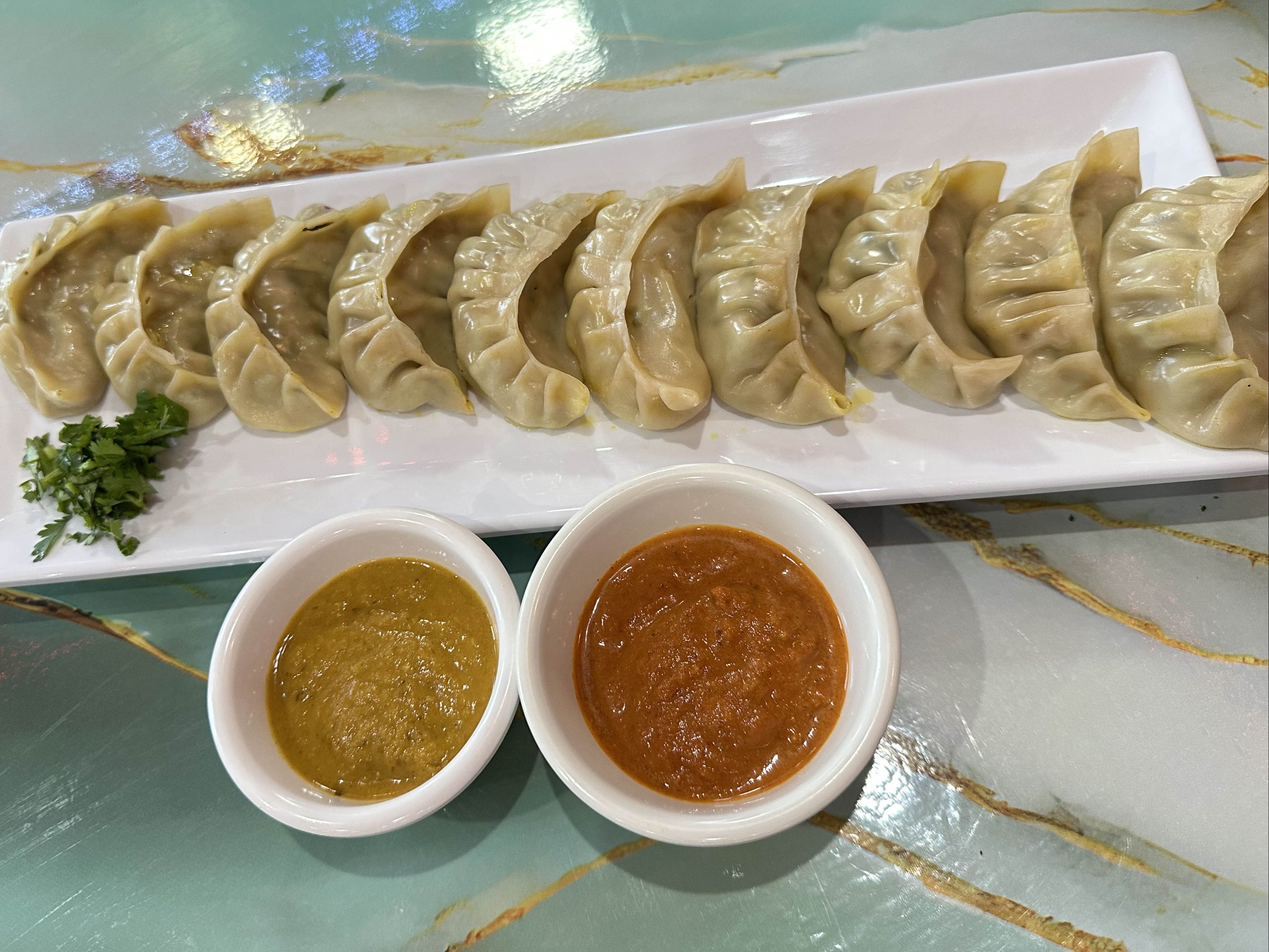 Kothe Vegetable Momo(Pan Fried).