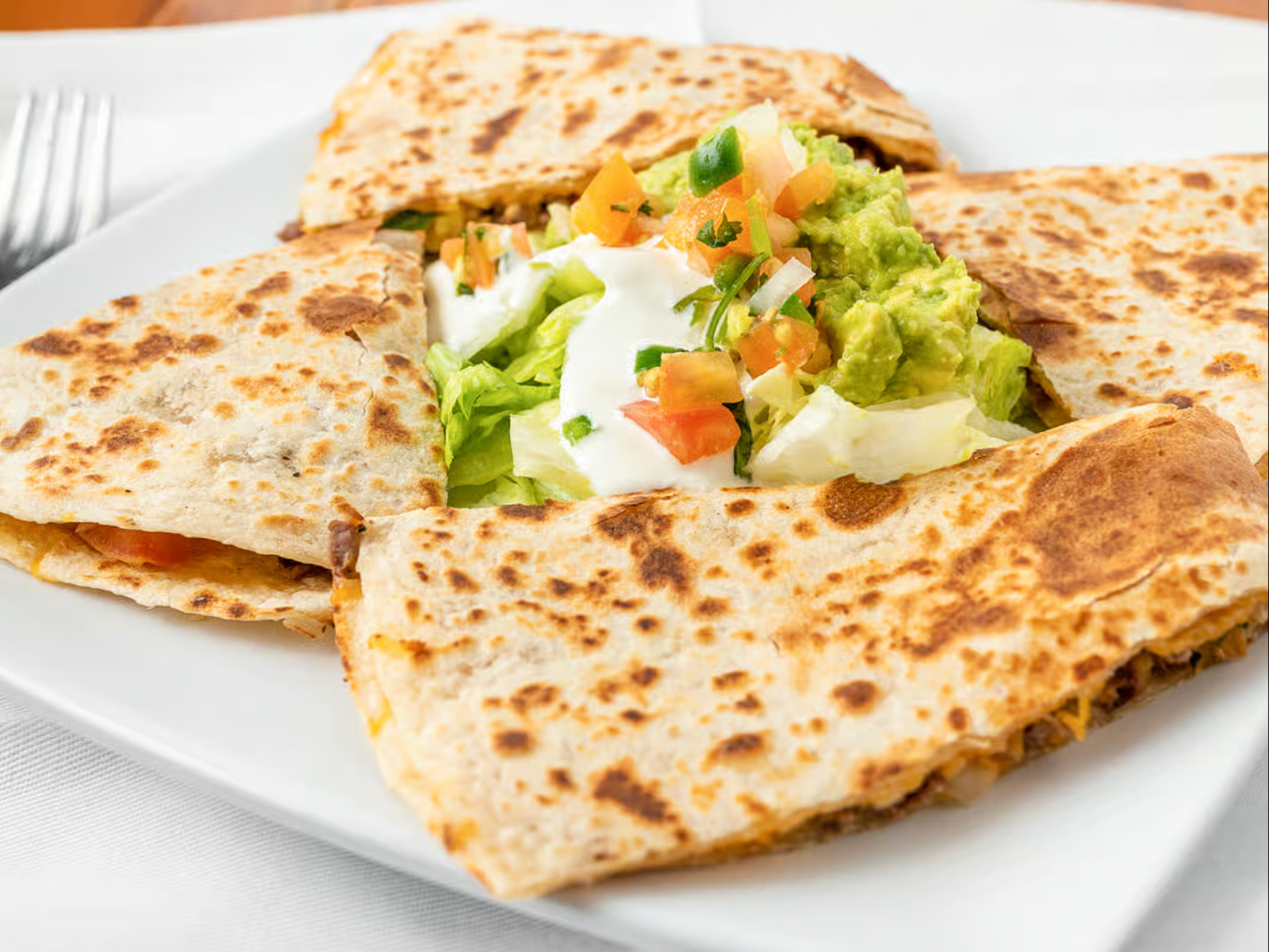 Shrimp Quesadilla.