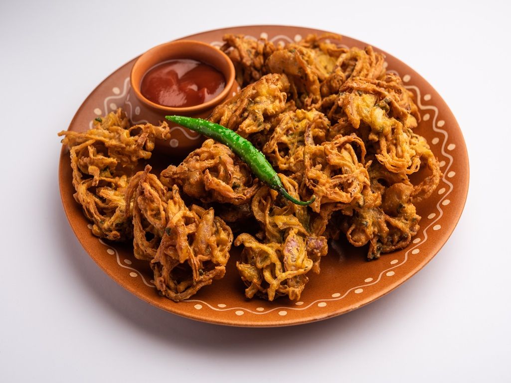 Onion Pakora.
