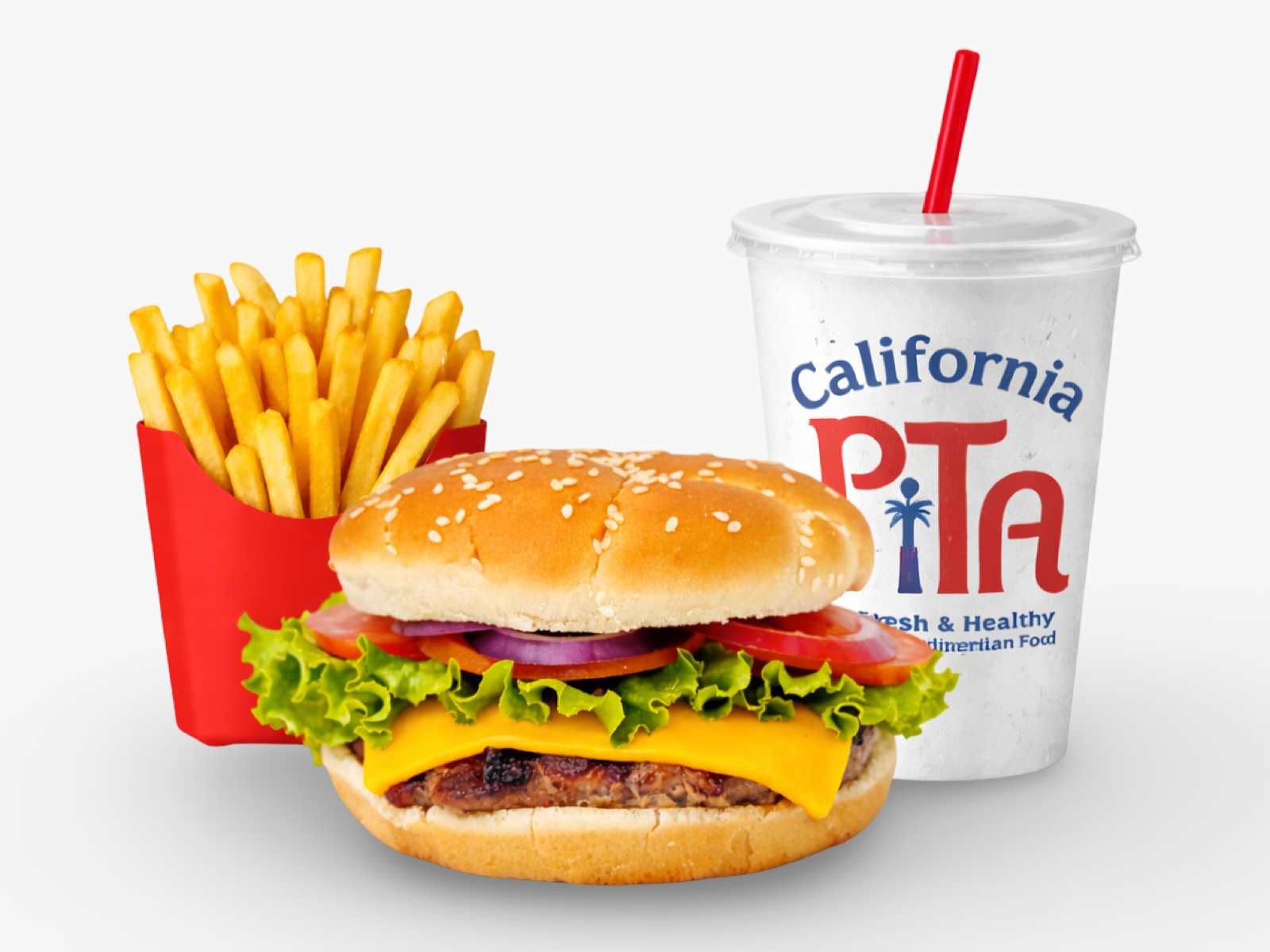Cheese Burger Combo.