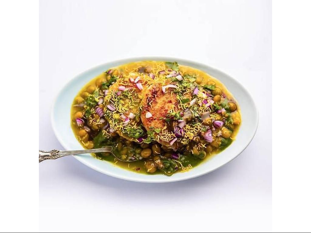 Ragda Puri Chaat.