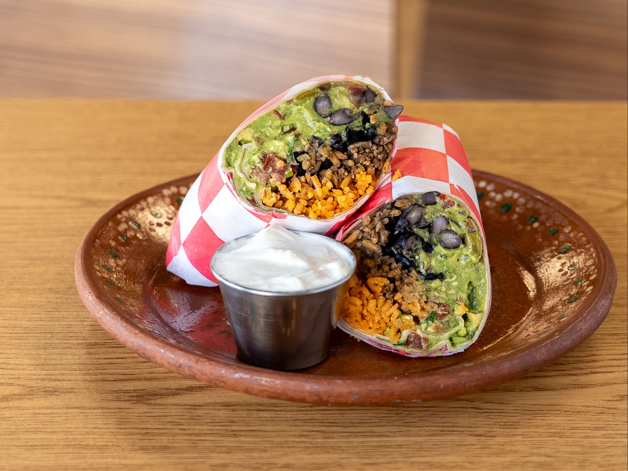 Carne Asada Burrito.