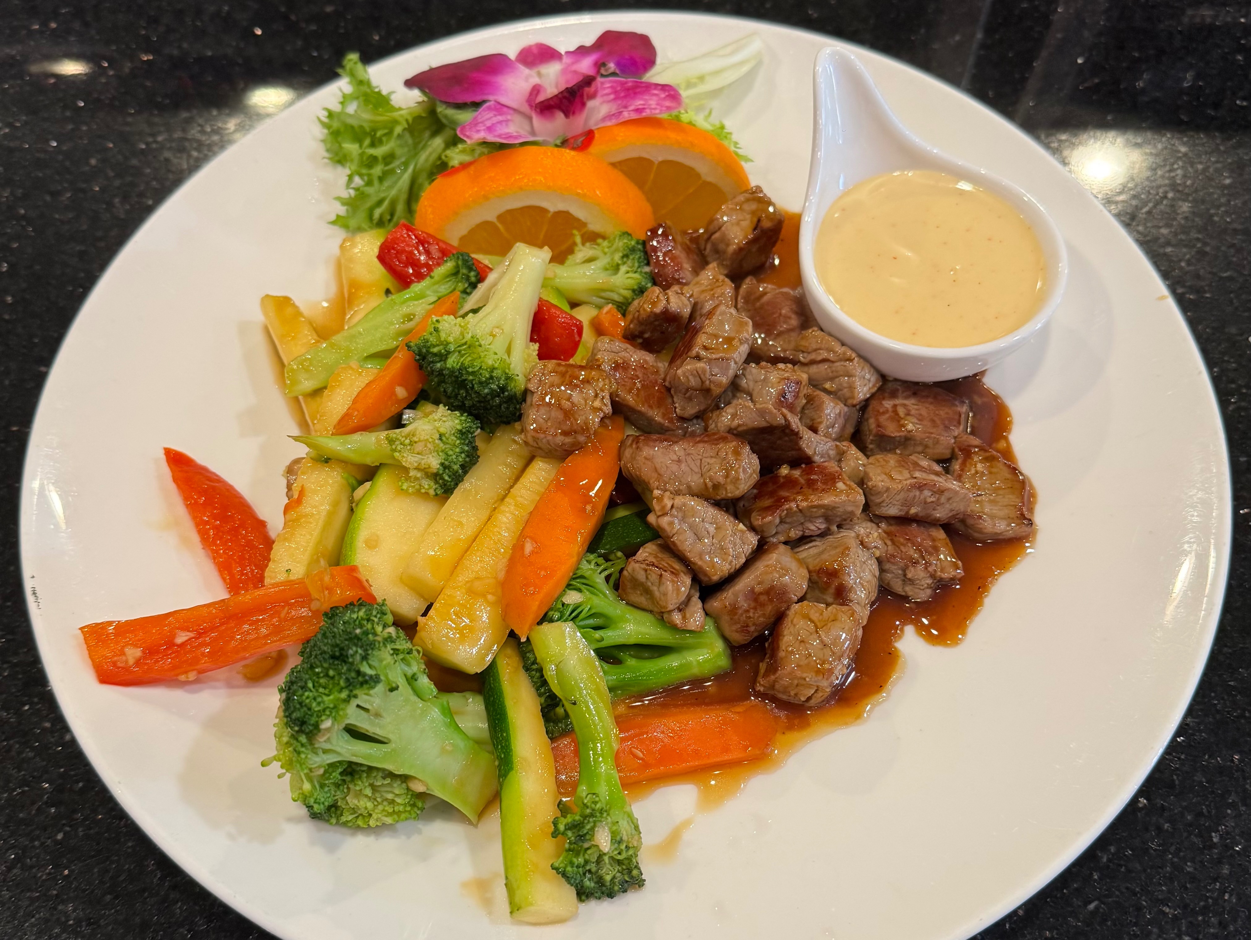 Hibachi Lunch Steak.