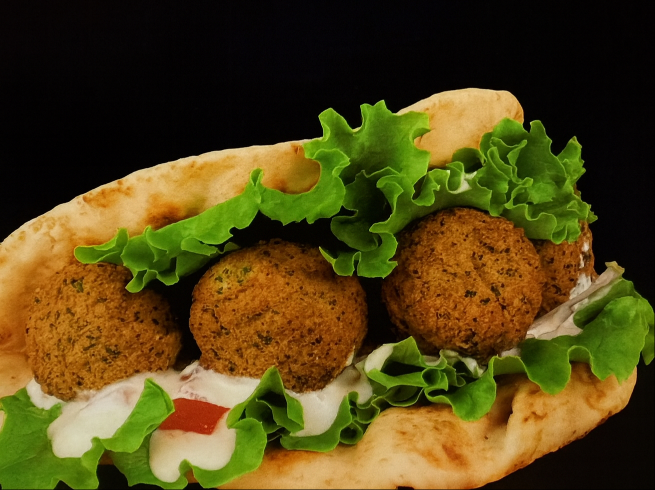 #30 Falafel Wrap Sandwich Combo.