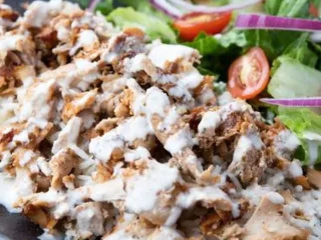 Chicken Shawarma Combo Plate.