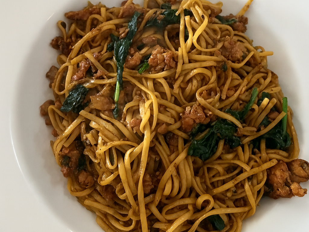Chicken Keema Noodles.