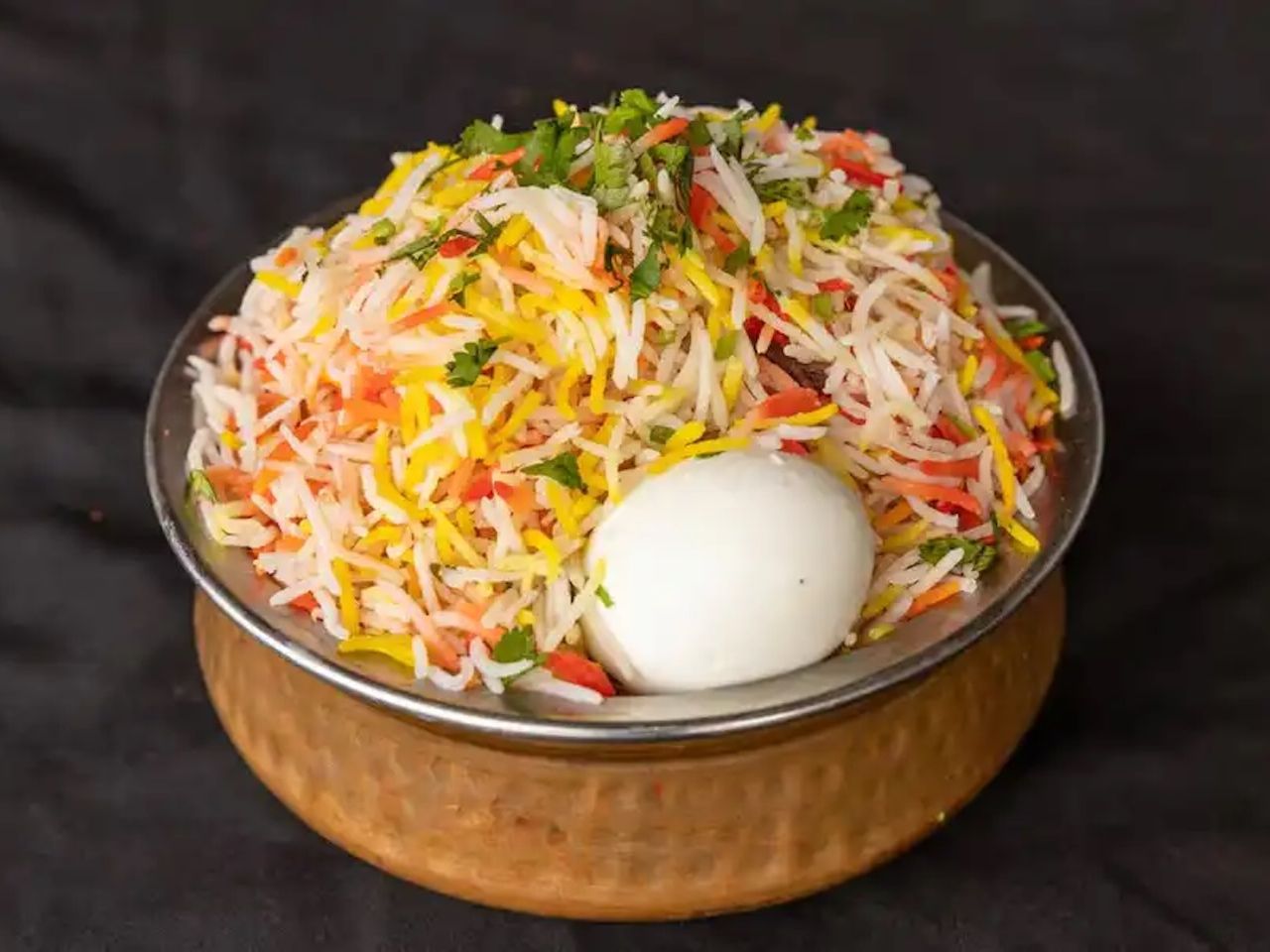 Egg Biryani (Single).