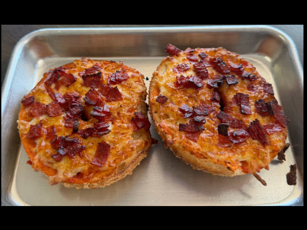 Pizza Bagel (Pepperoni or Sausage).