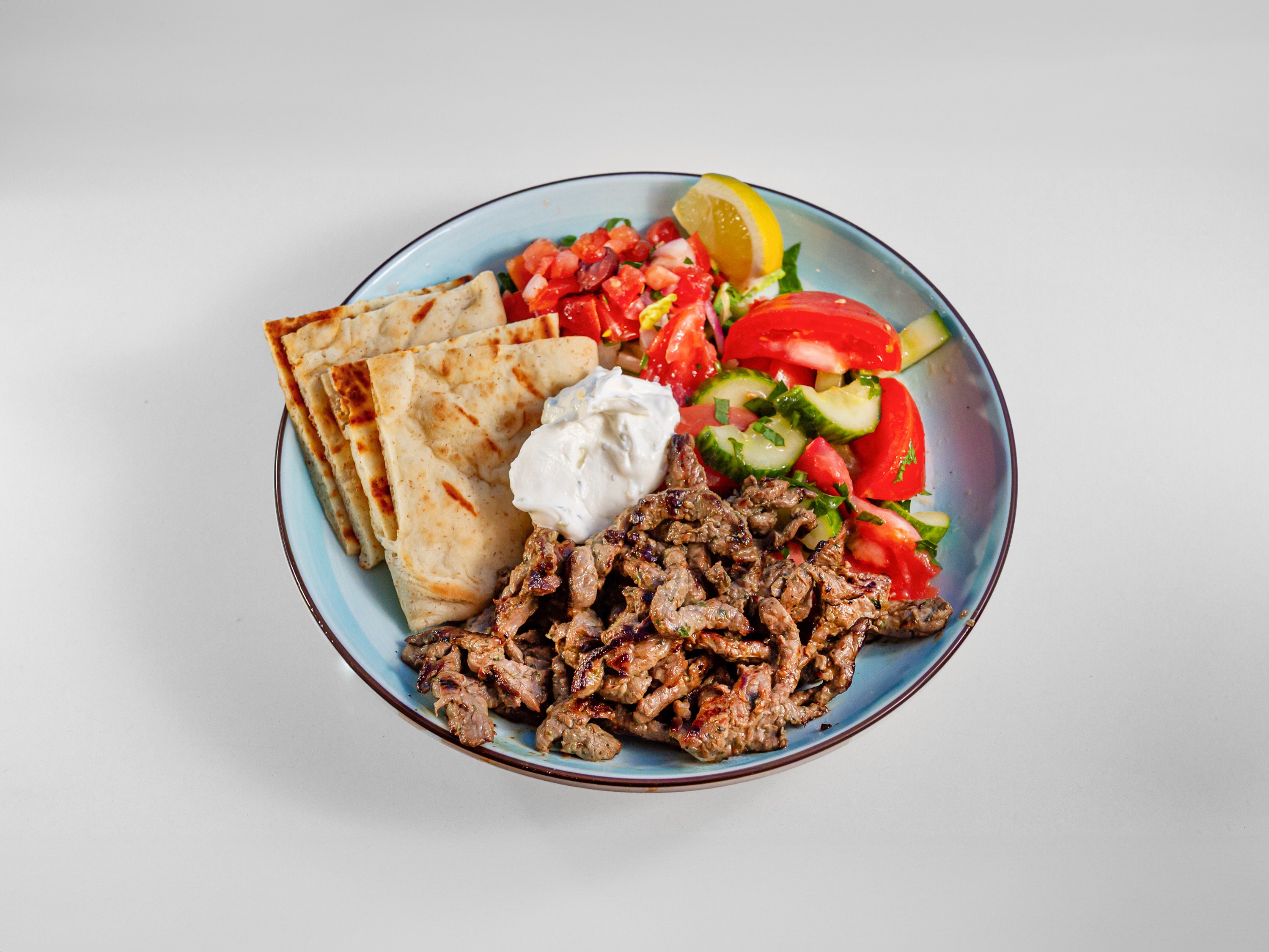 Lamb and Beef Plate.