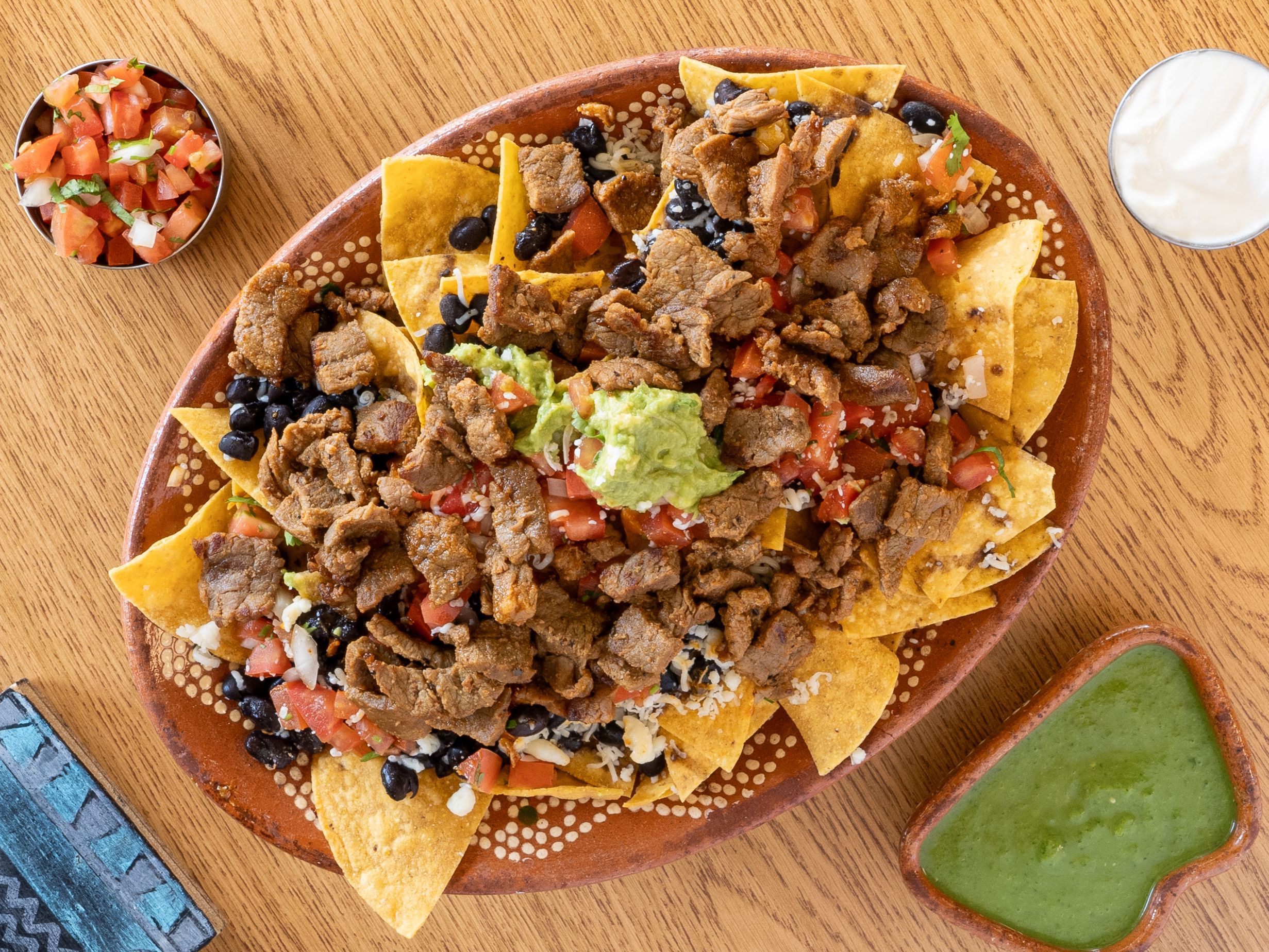 Ground Beef (Carne Molida) Nachos.