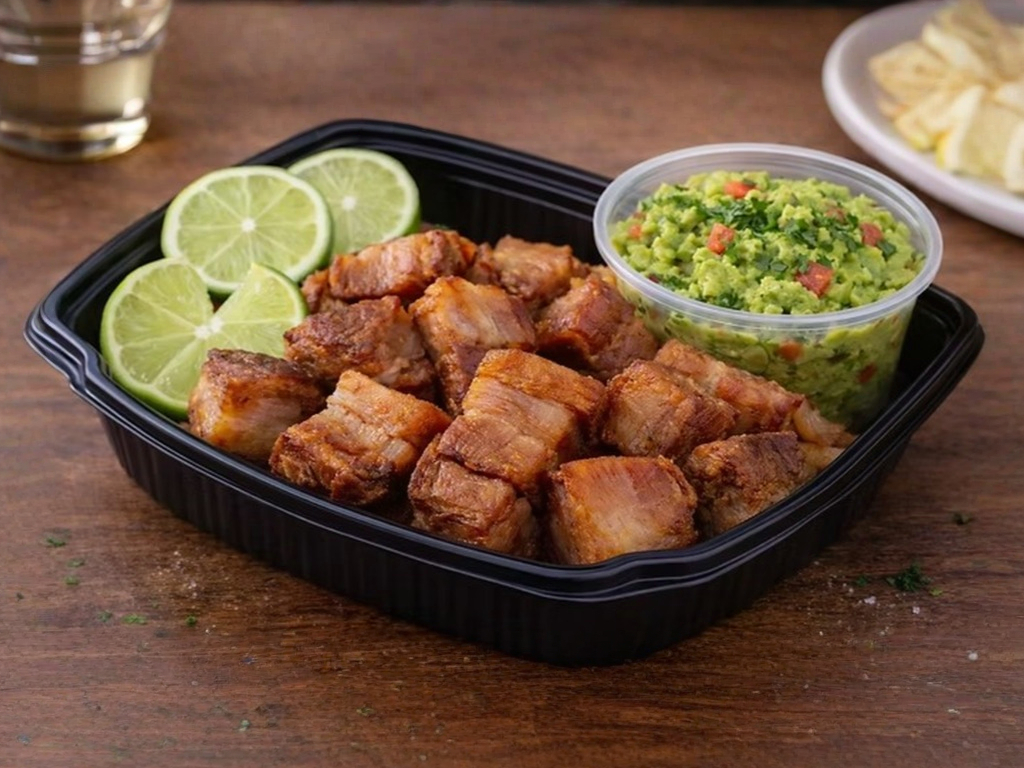 Crispy Chicharron & Guacamole
