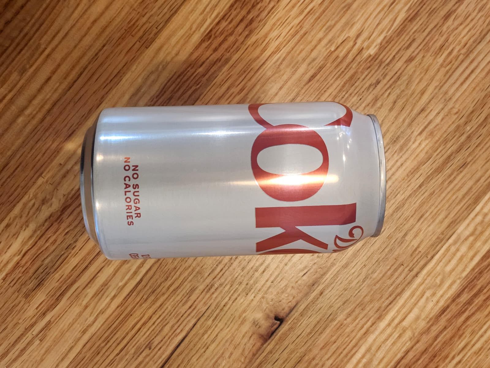No sugar coke can.