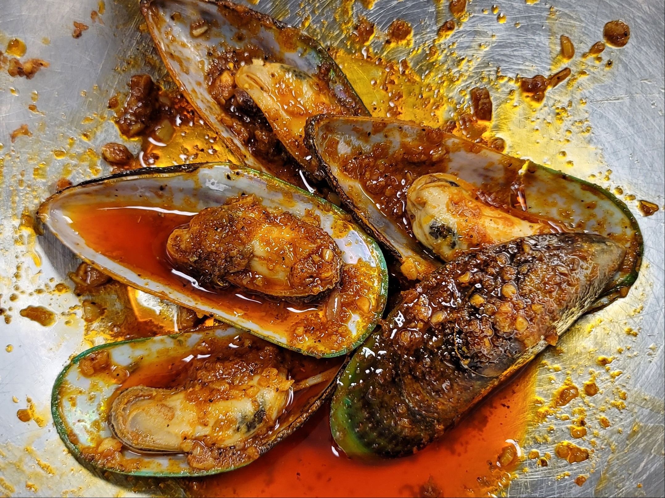 Boiled Mussels (1 lb).