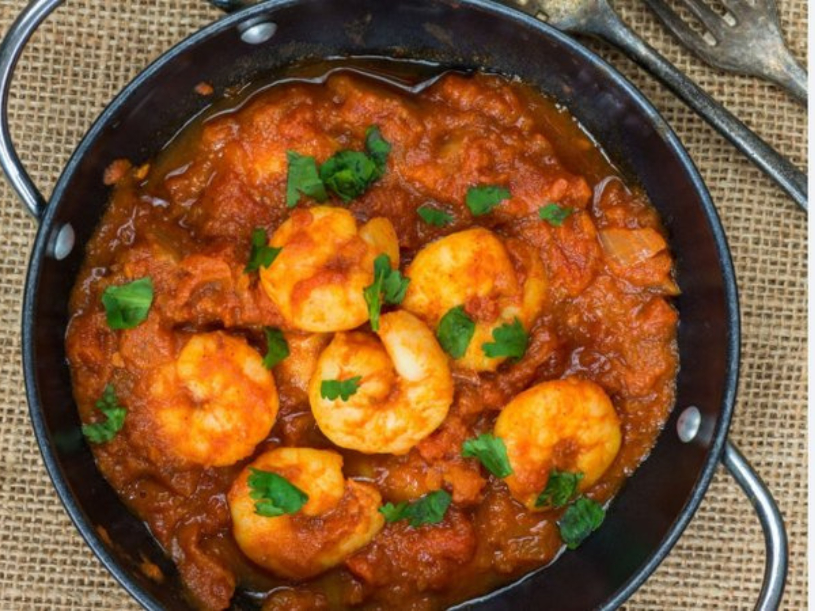Shrimp Tikka Masala.