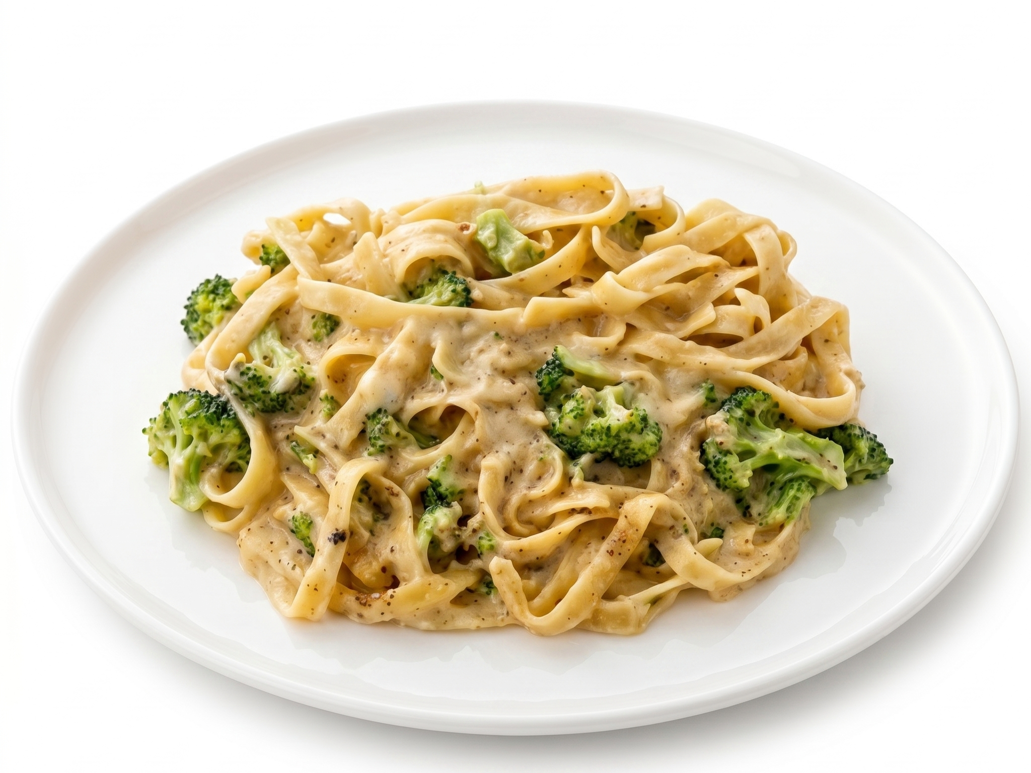 Broccoli Fettuccine Alfredo