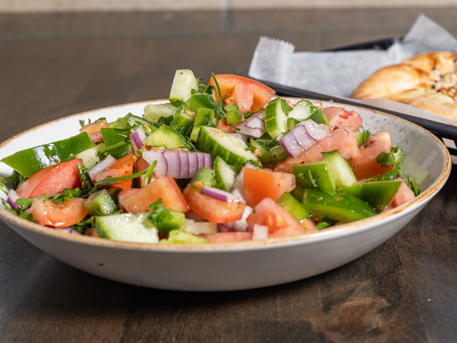 Shepherd Salad Tray.