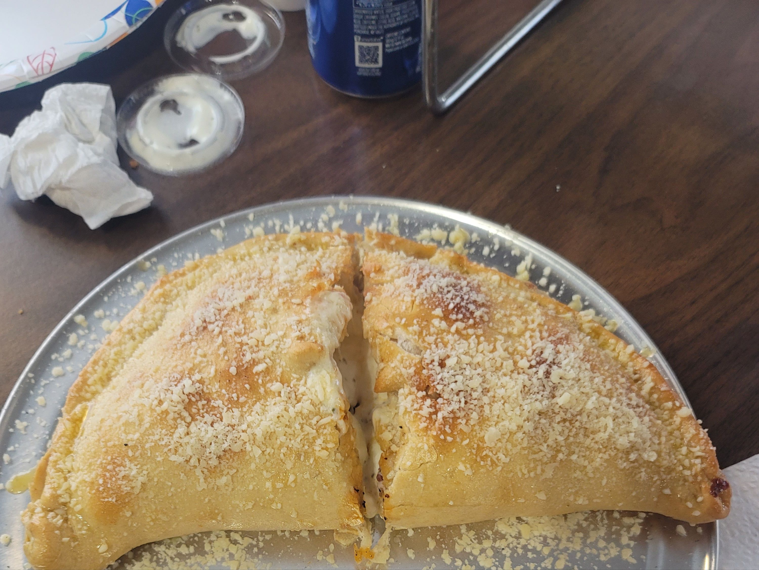 Calzone Hawaiian Pizza.
