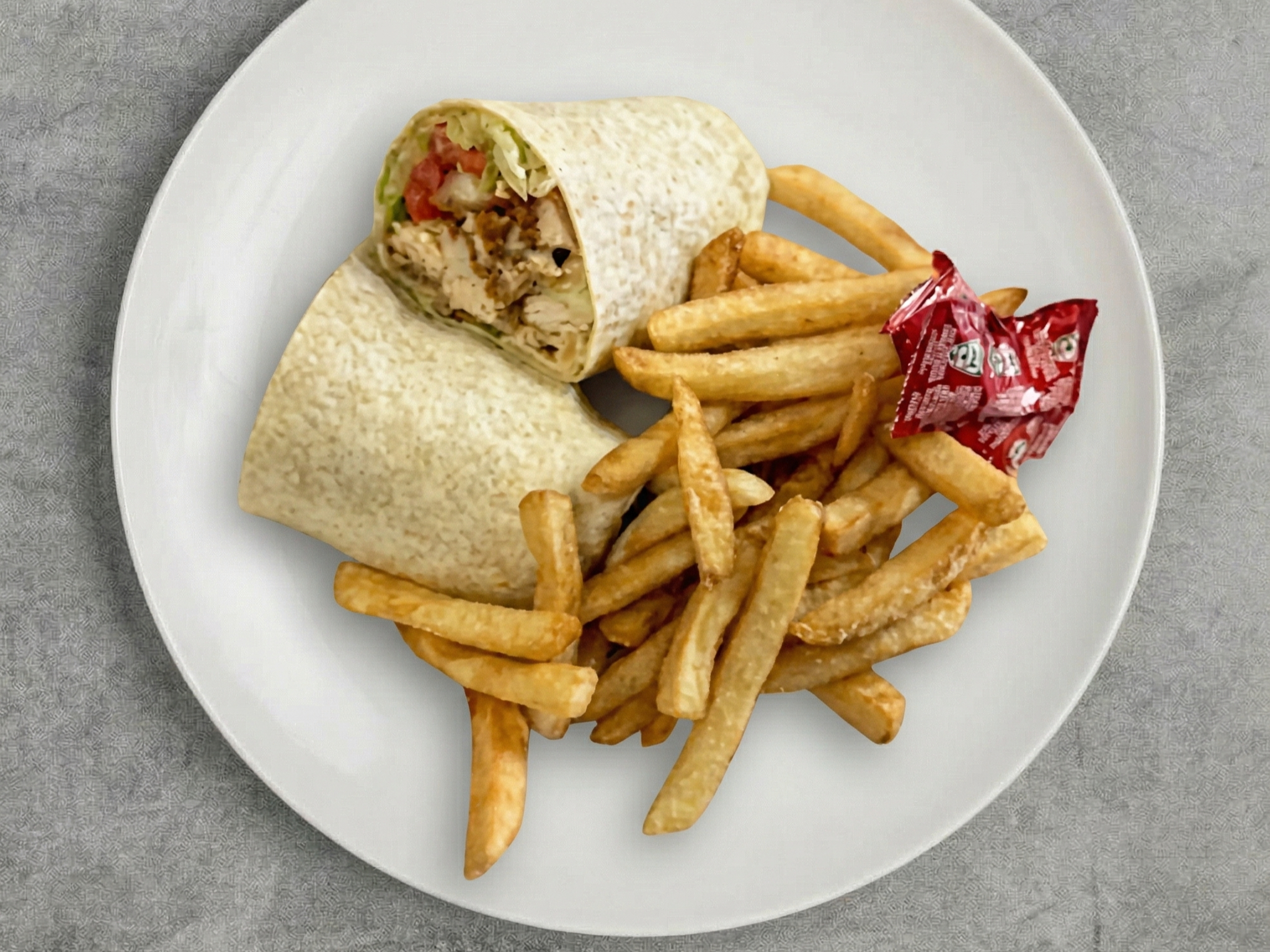 California Chicken Deluxe Wrap.