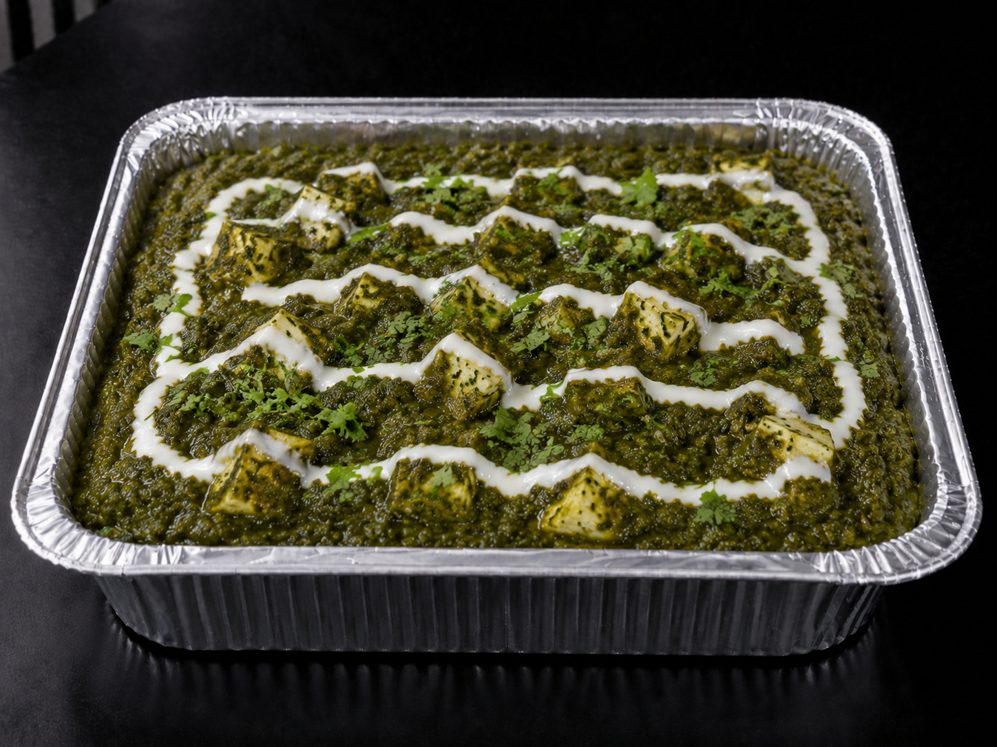 Creamy Saag Paneer Tray.