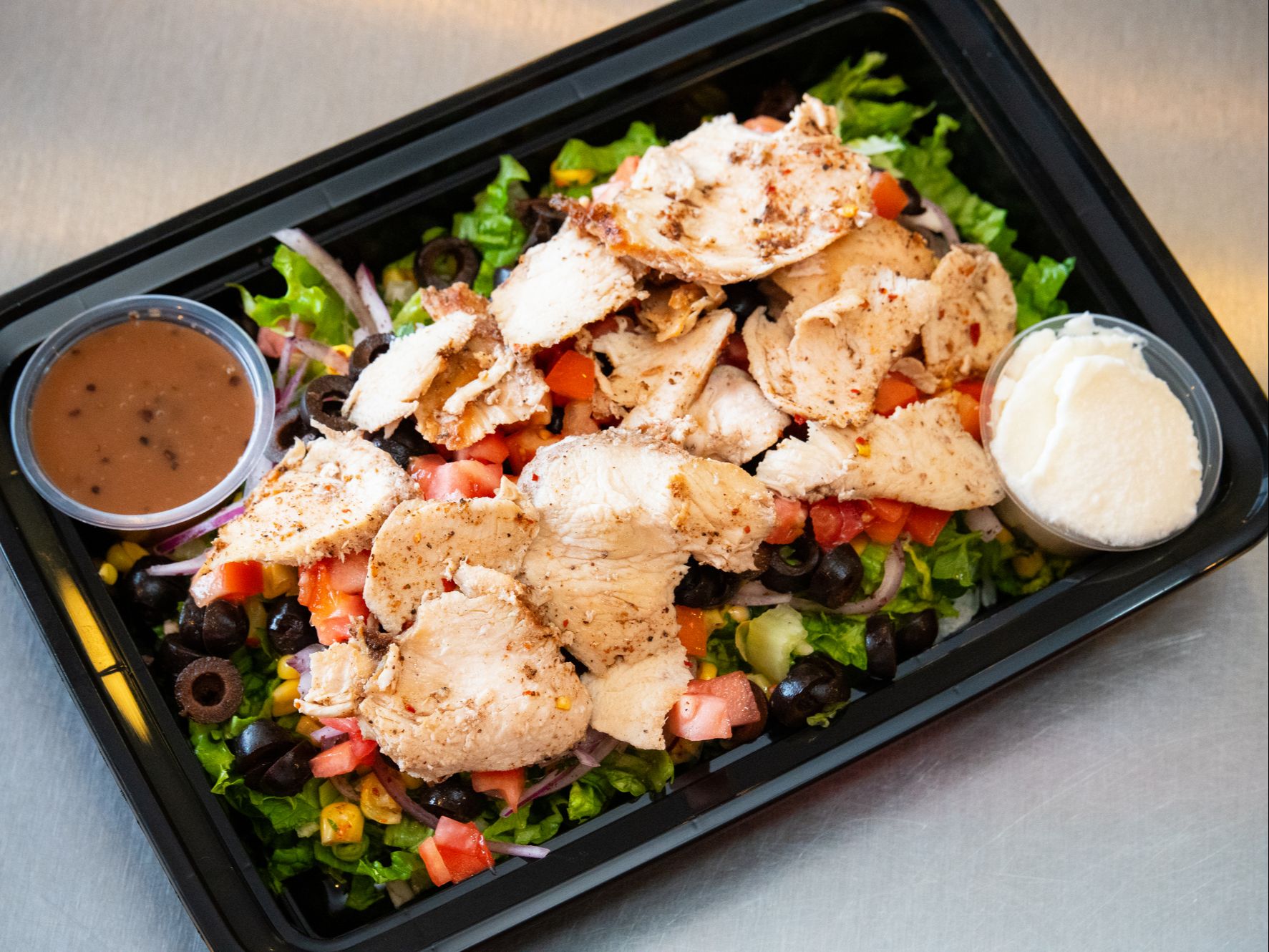 Chicken Shawarma Salad.