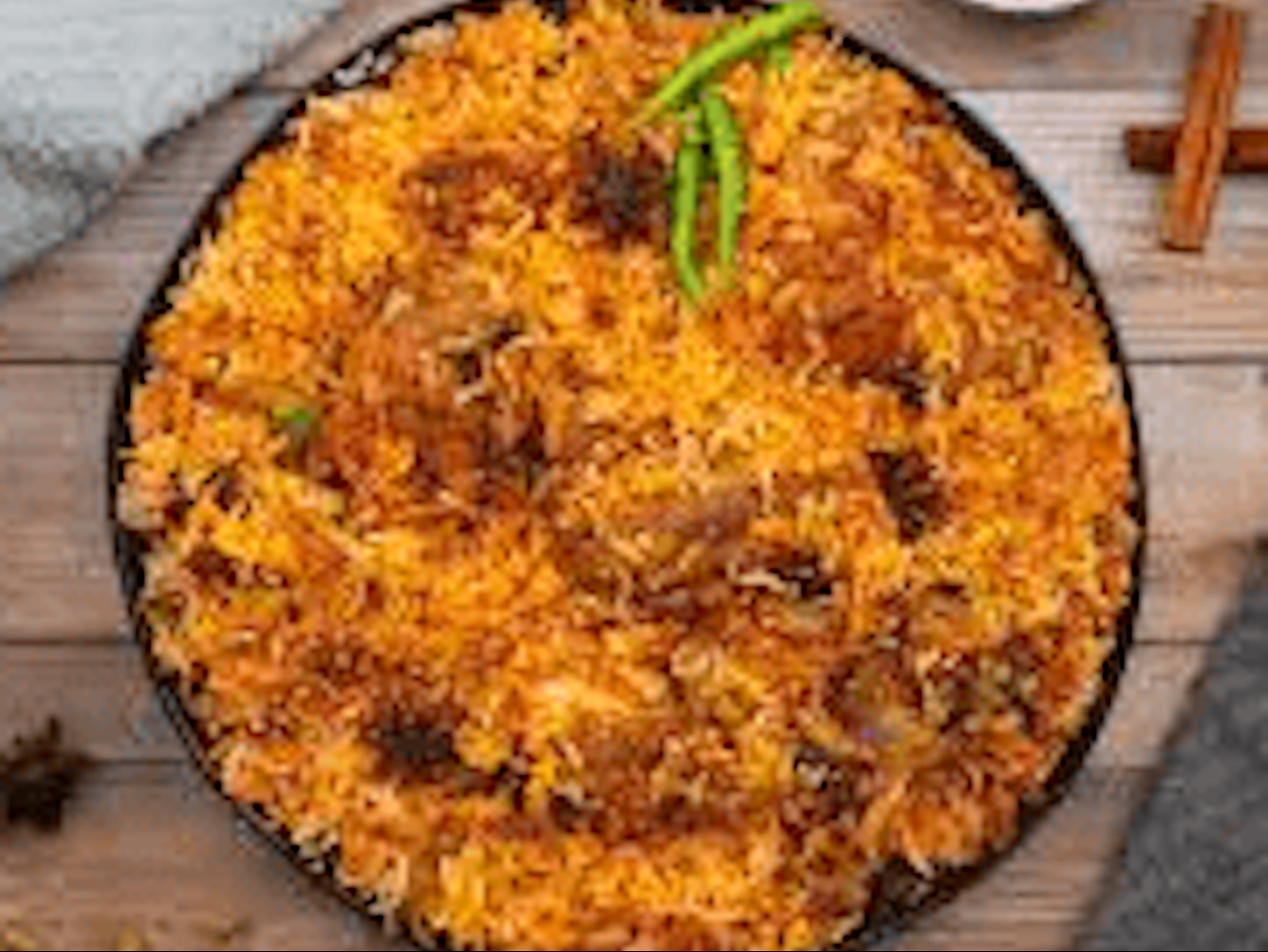 Chicken Muglai Biryani.