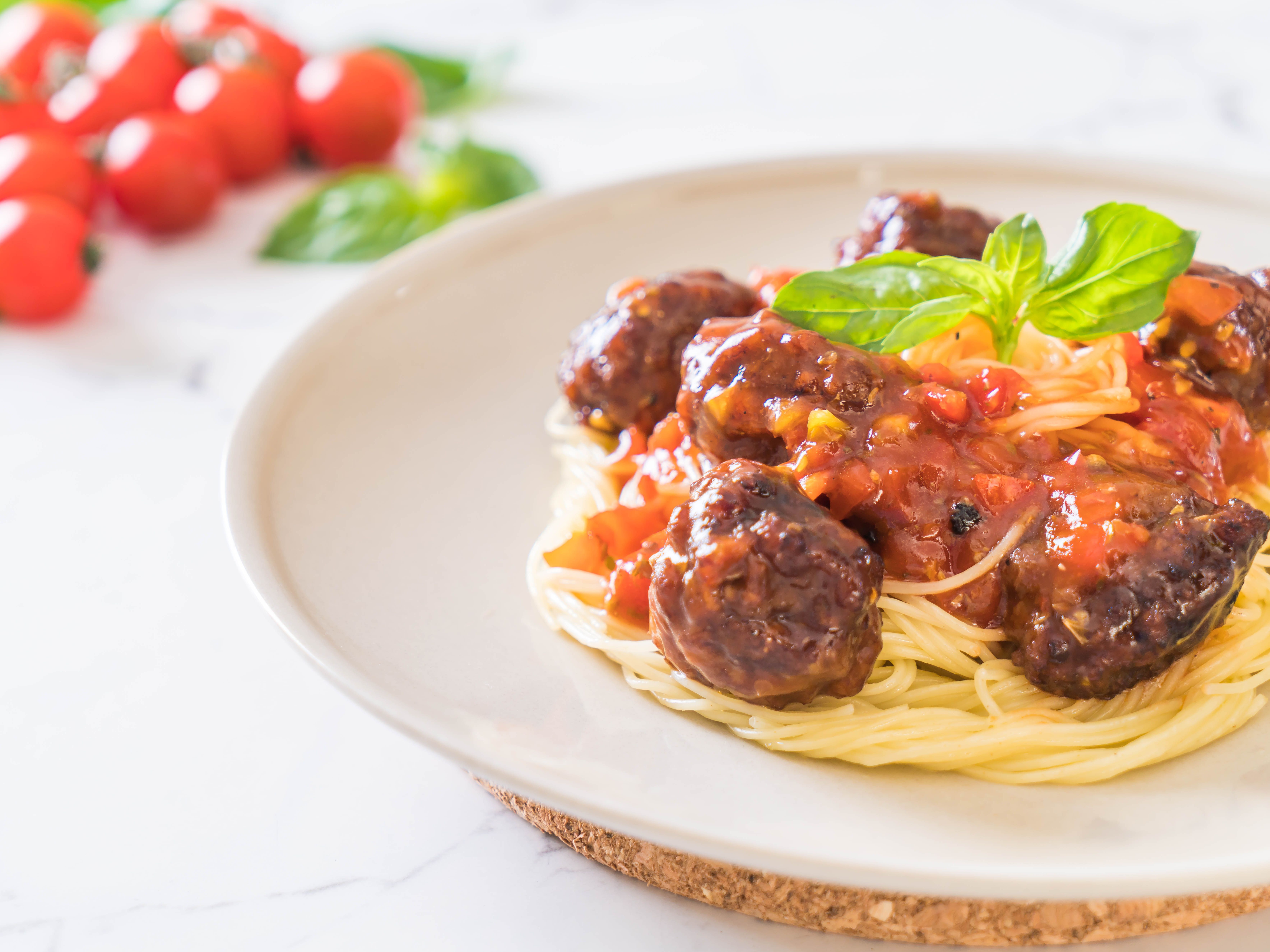 Pasta Meatballs.
