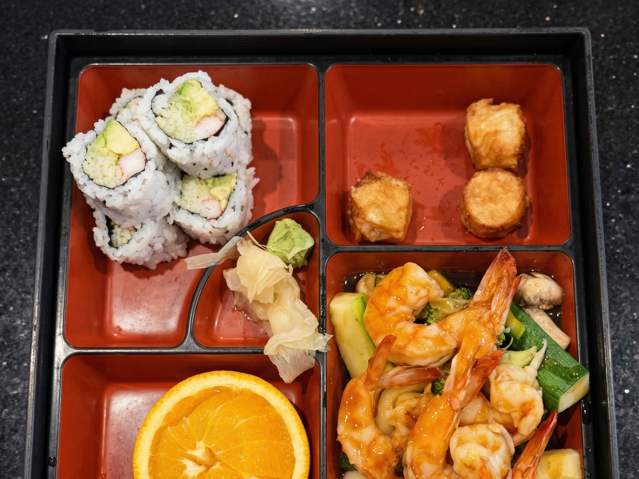 Shrimp Teriyaki Bento