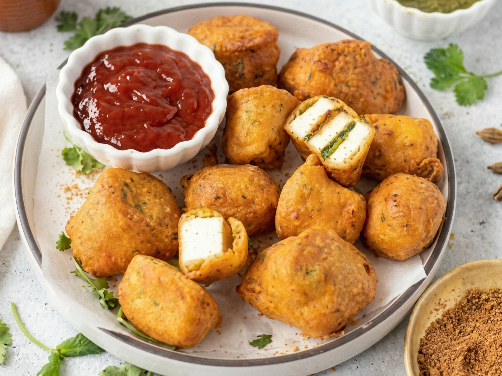 Paneer Pakoda.