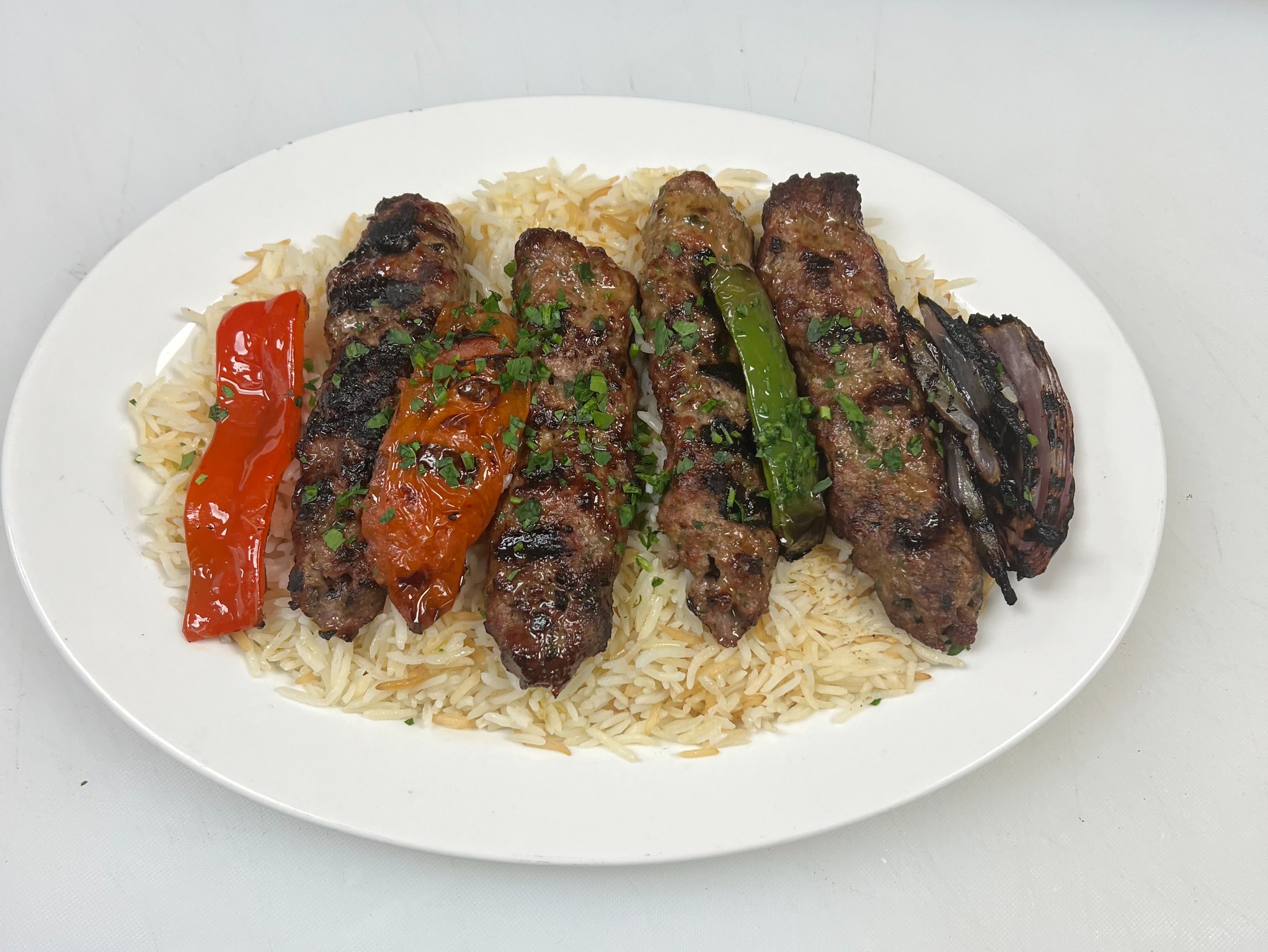 Kofta Shish Kebab Plate