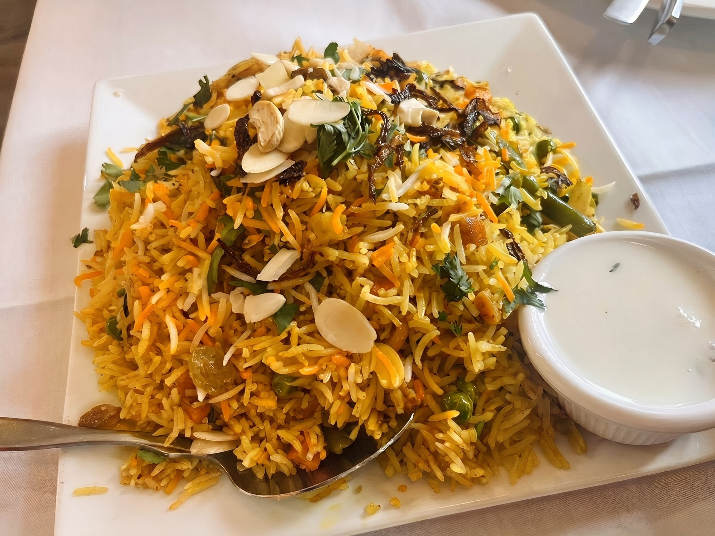 Veg Biryani.