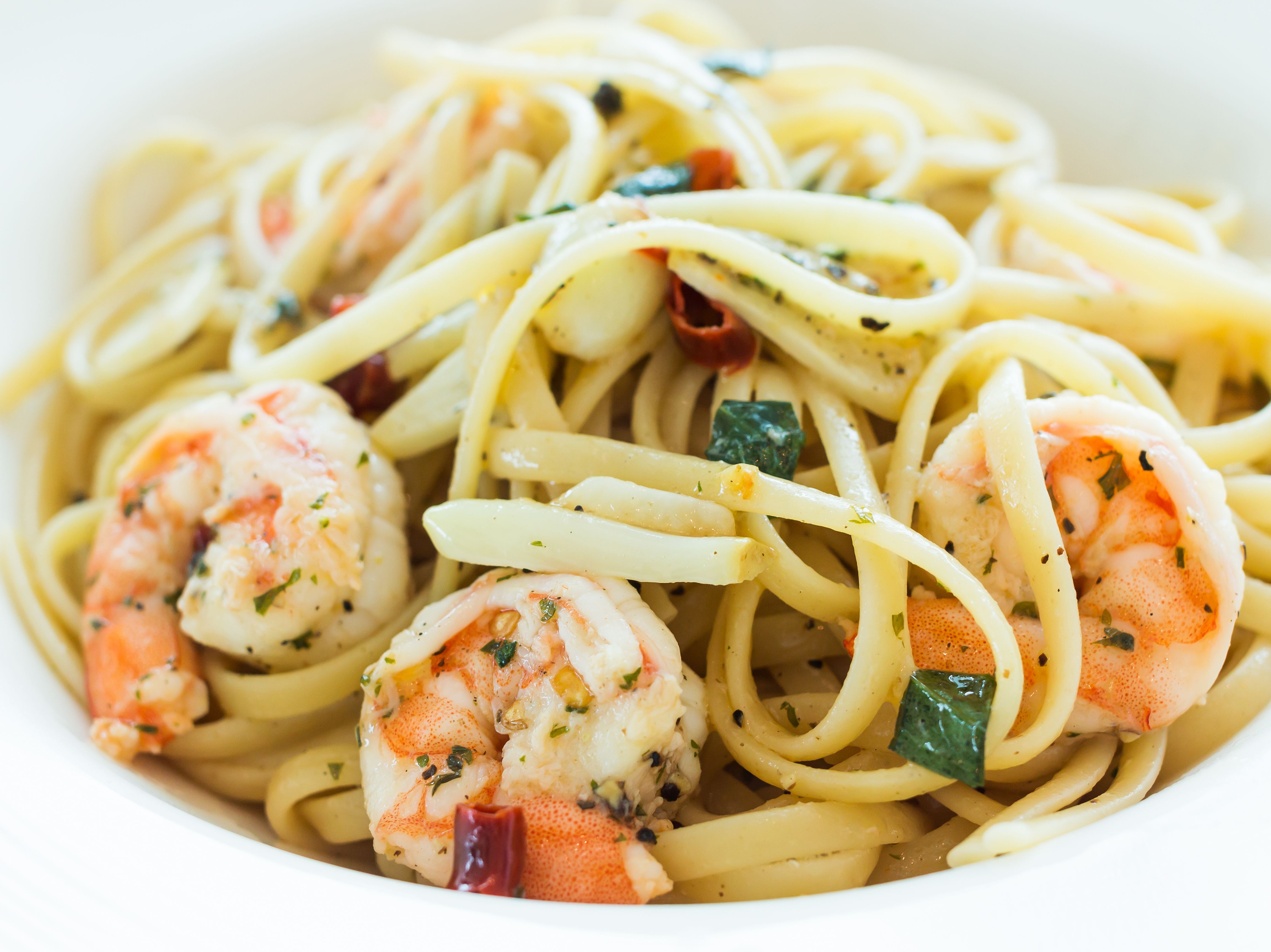 # Shrimp Linguine