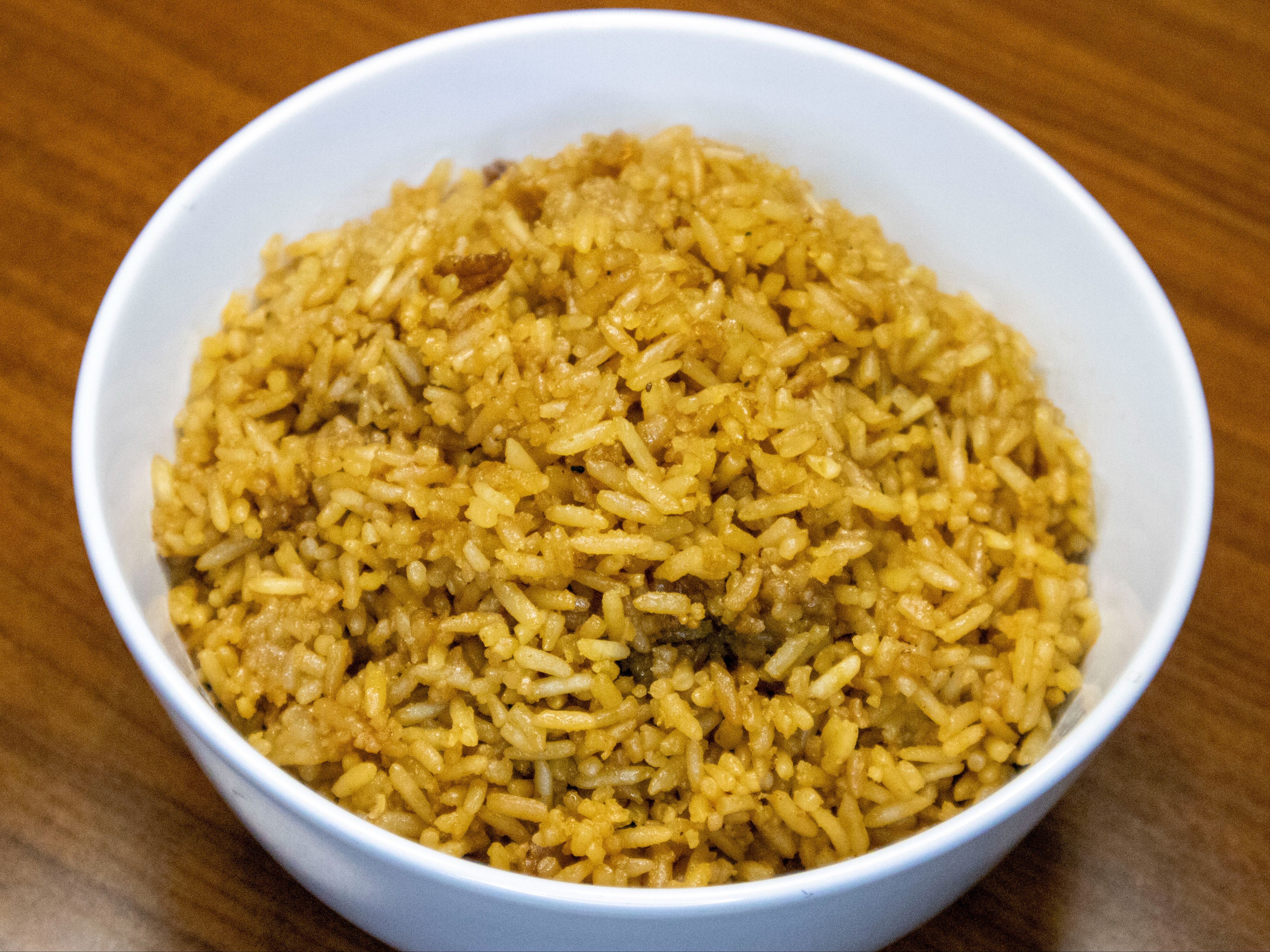 Plain Cajun Fried Rice.