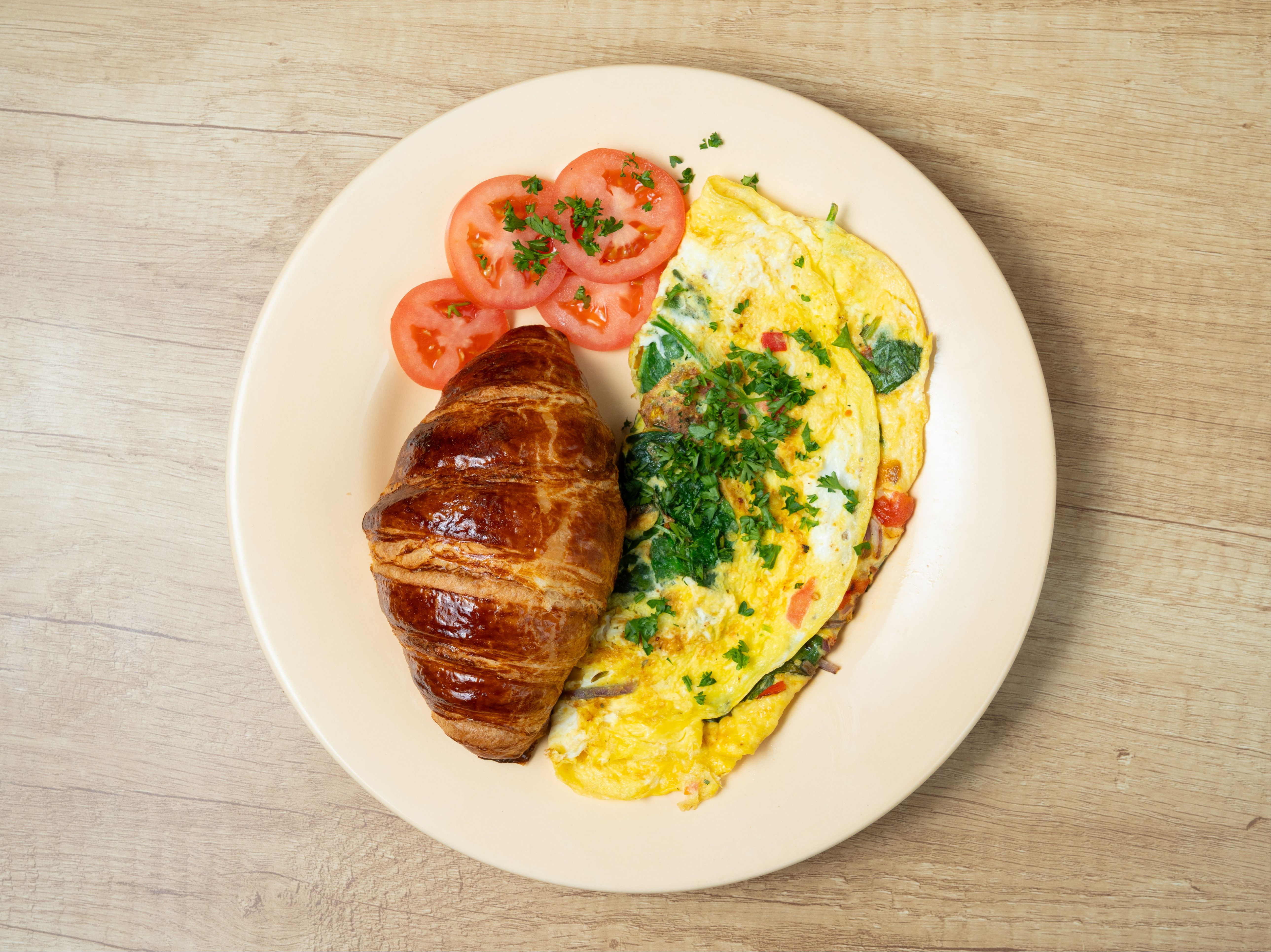 Good Morning Breakfast Plate.
