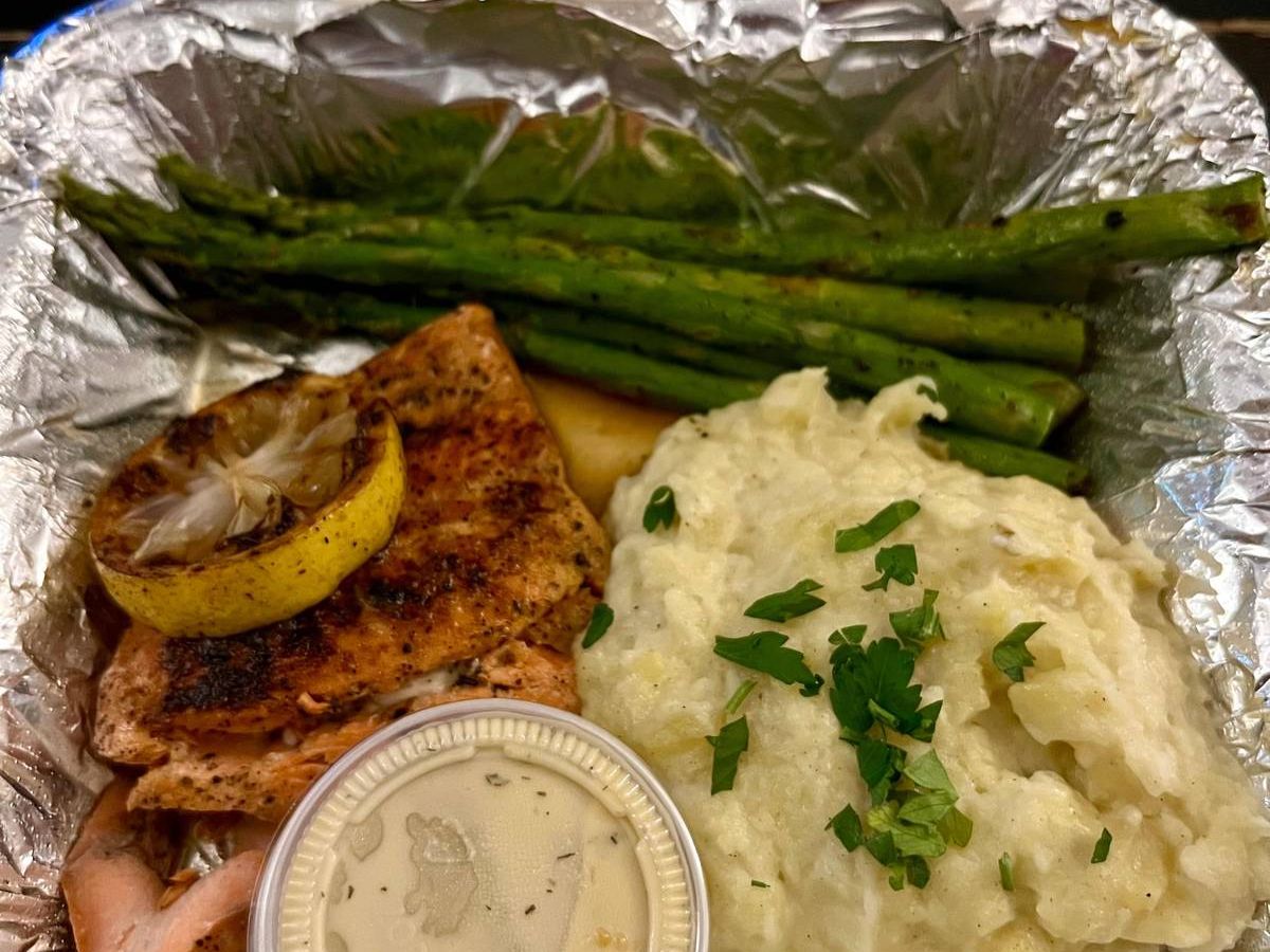 Grilled Wild Salmon.