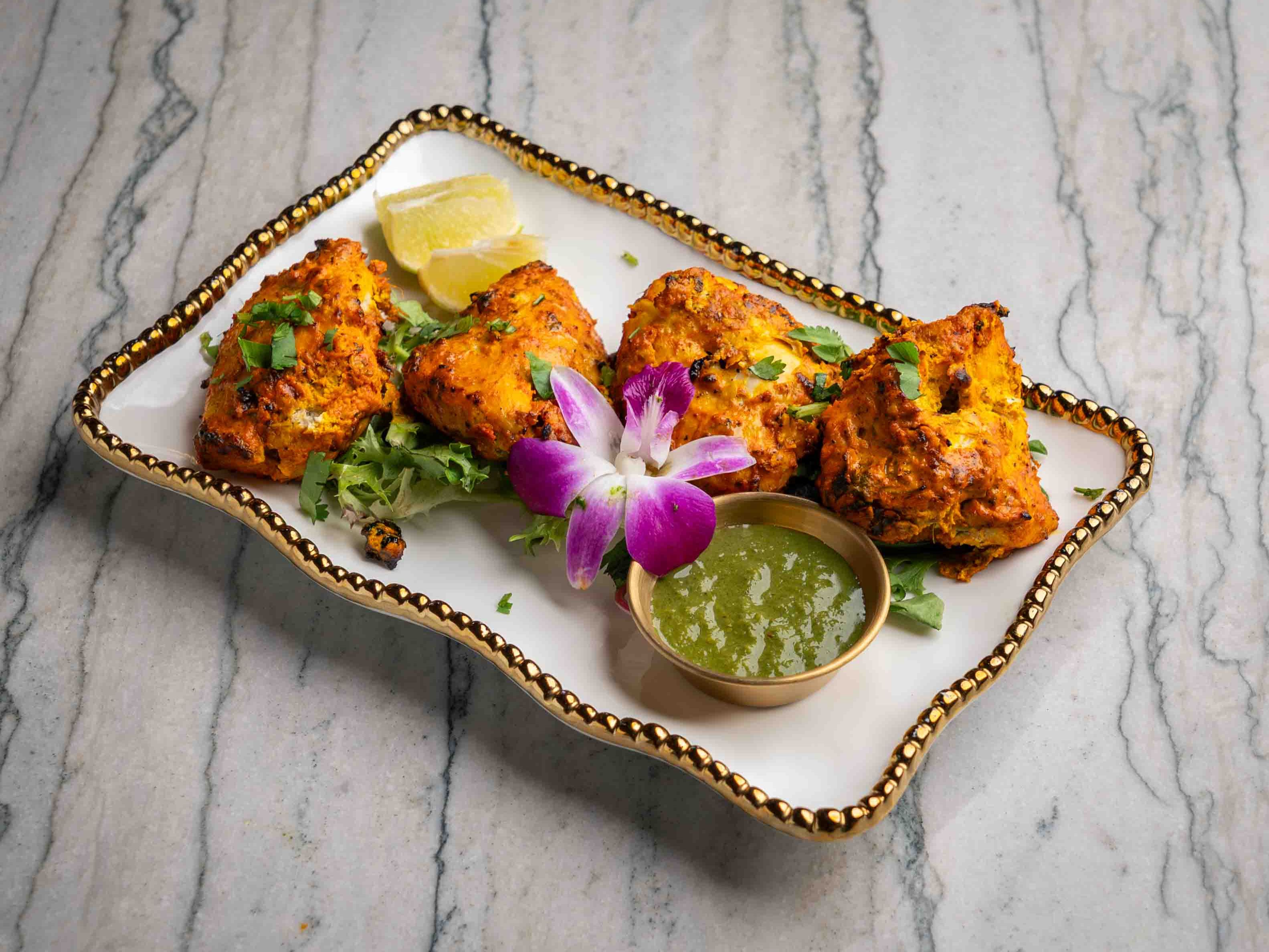 Achari Chicken Tikka.