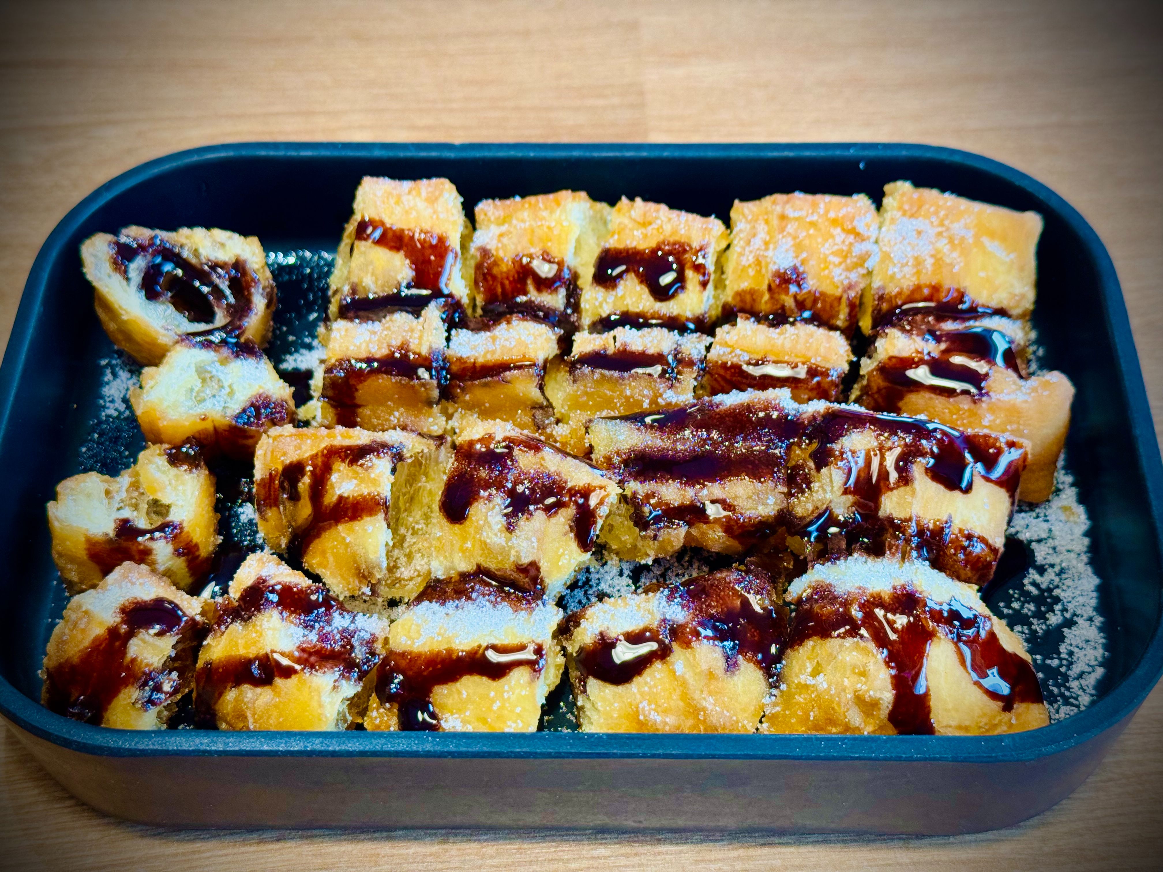 Beignet long chinois au chocolat