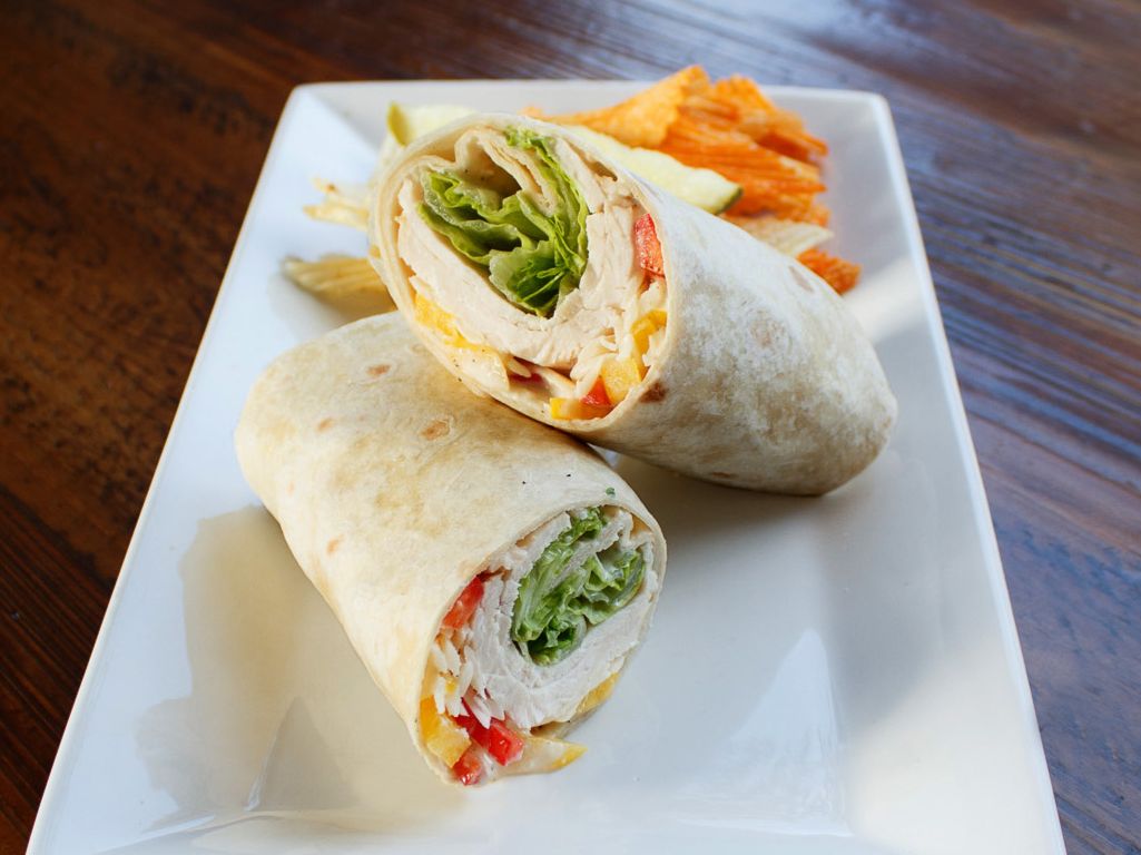 Chicken Caesar Wrap.