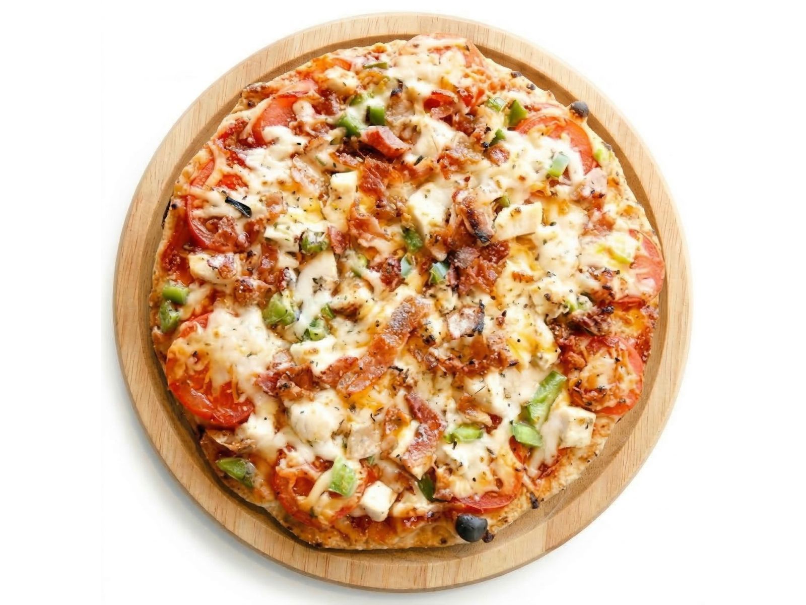 BBQ Chicken Pizza.