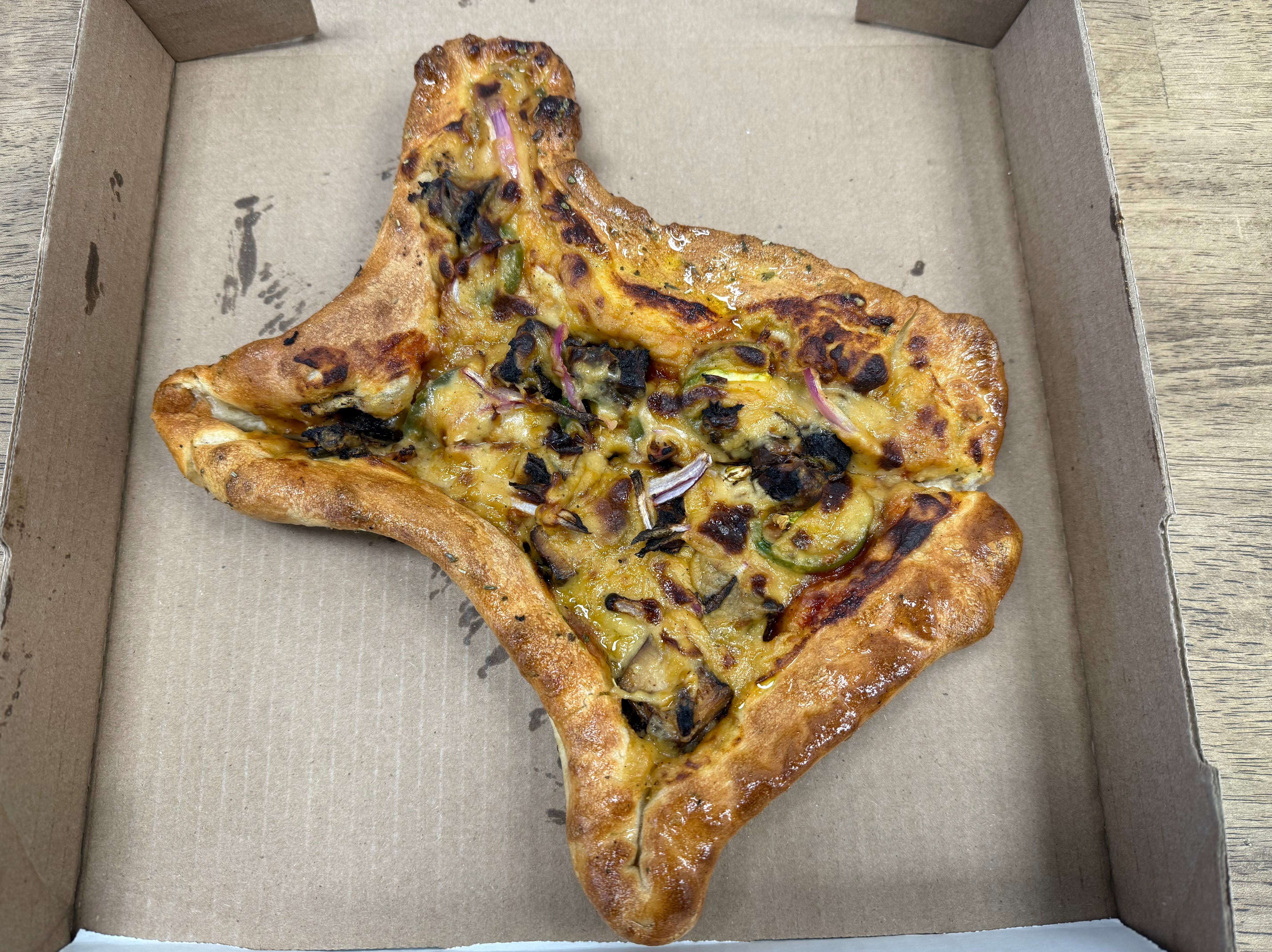 The Deep In The Heart Of Texas Pizza.