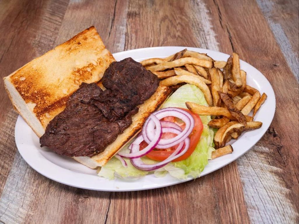 Skirt Steak Sandwich.