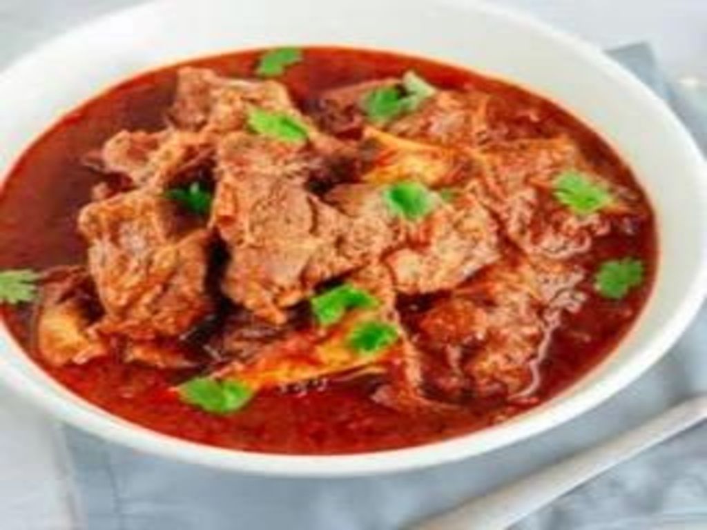 Lamb curry.