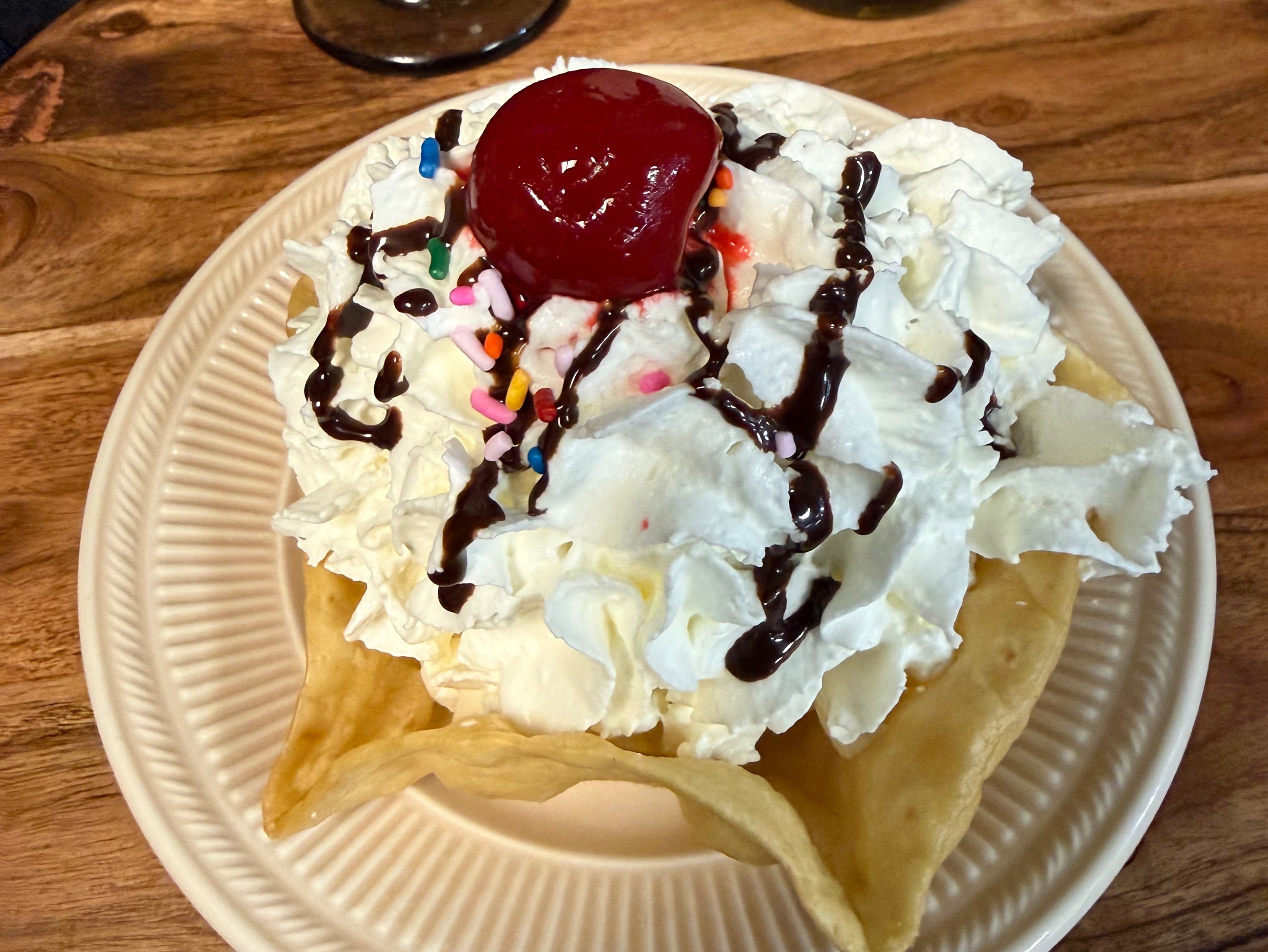 Traditional Fried Ice Cream.