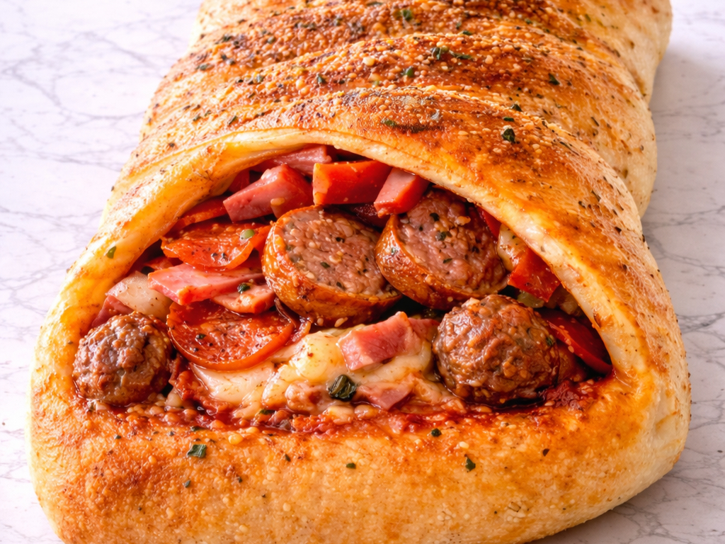 Meat Lovers Pizza Roll