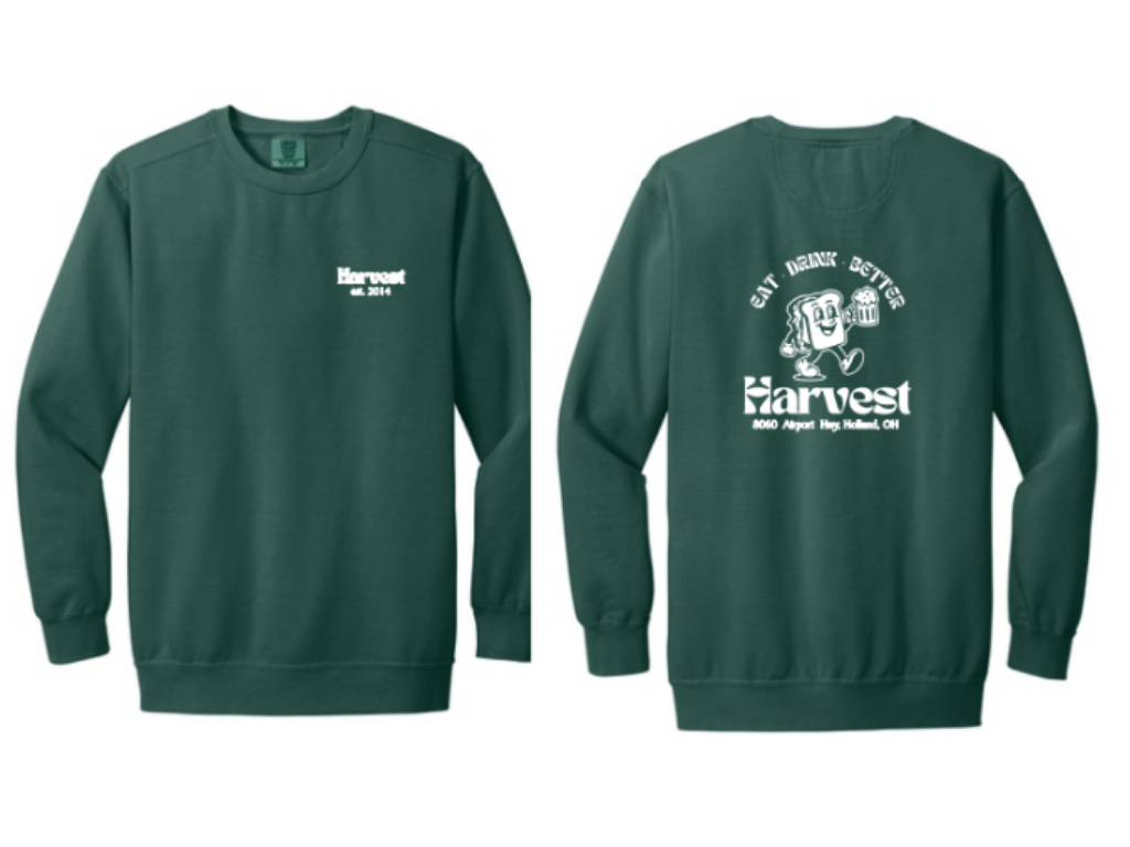 Harvest Threads CC Crewneck - Blue Spruce.
