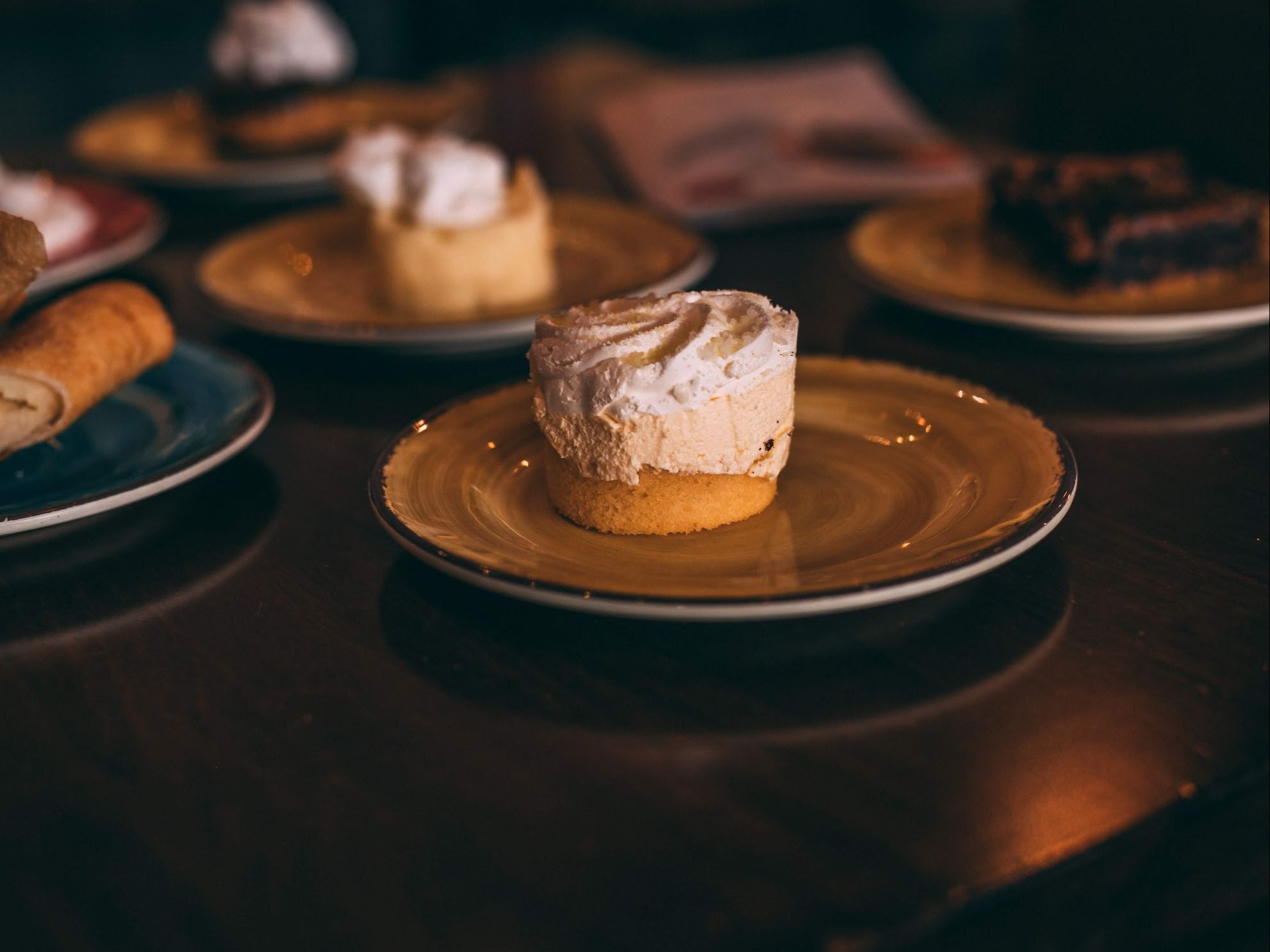 Lemon Cream Layer Cake.