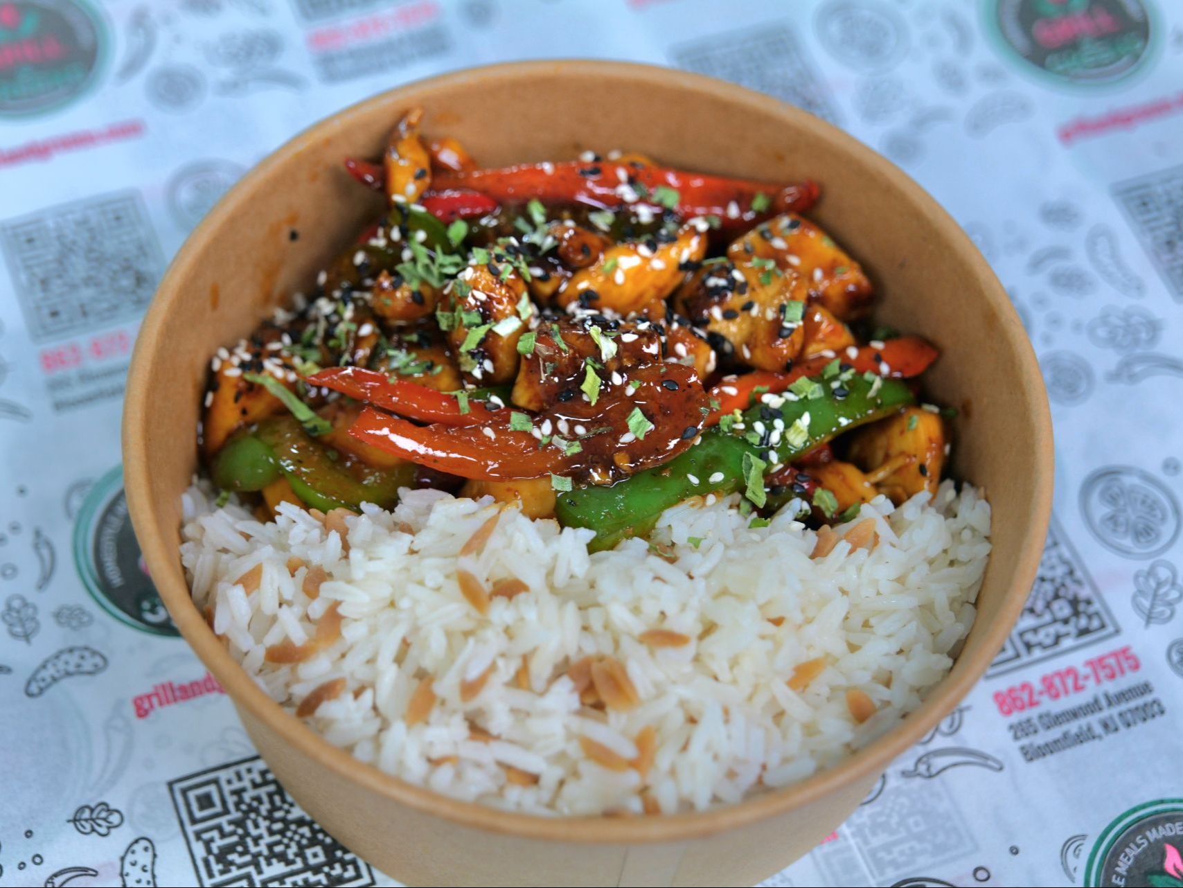Korean BBQ Chicken with Rice.
